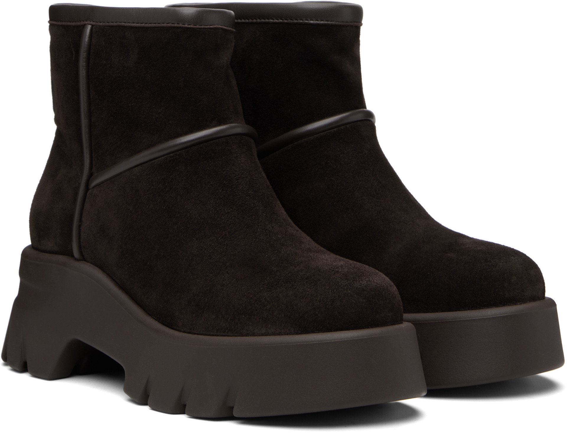 Gianvito Rossi - Bottes Stormy brunes