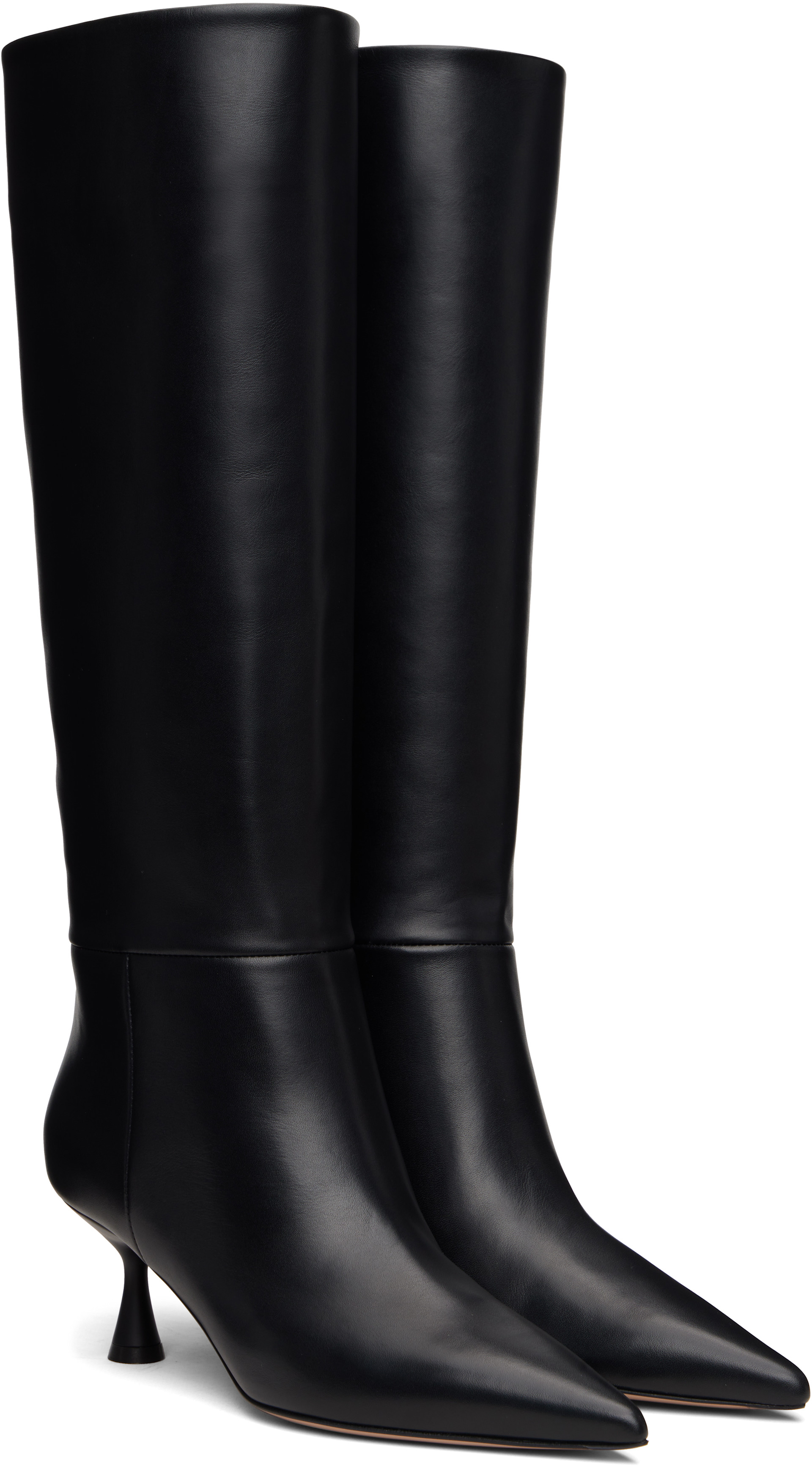 Gianvito Rossi: Black Joyce Tall Boots | SSENSE