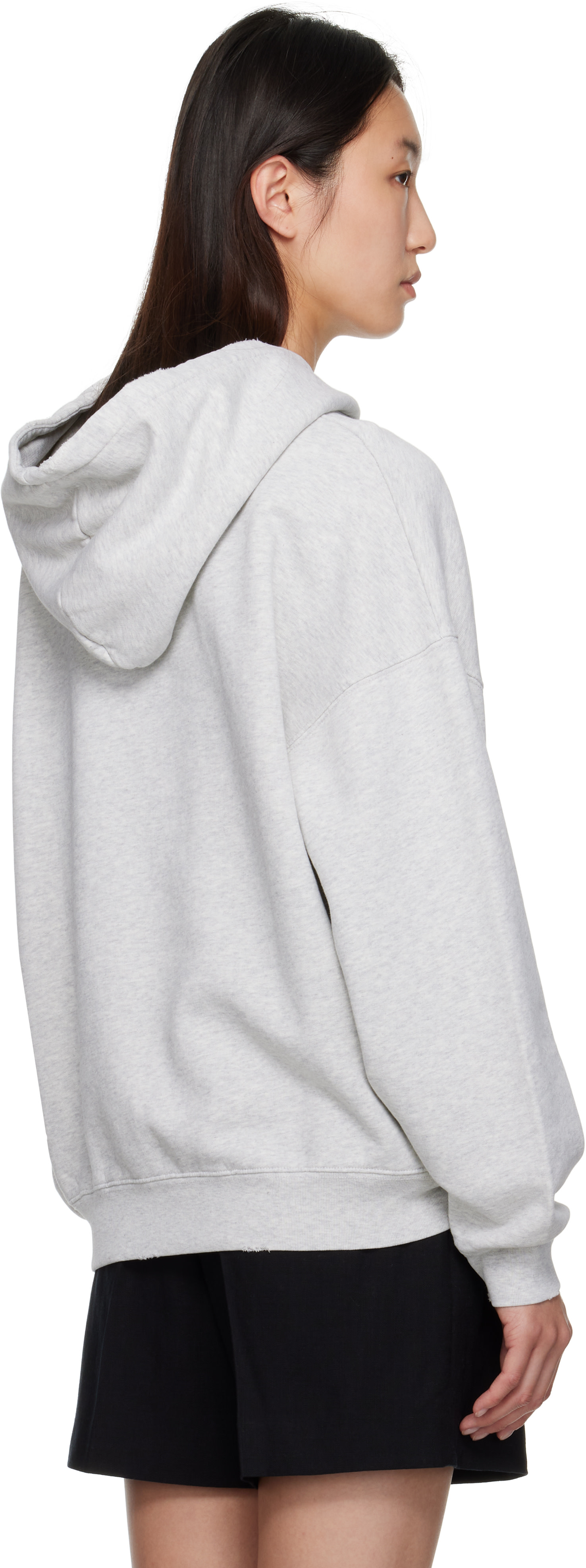 ANINE BING - Pull à capuche Harvey gris