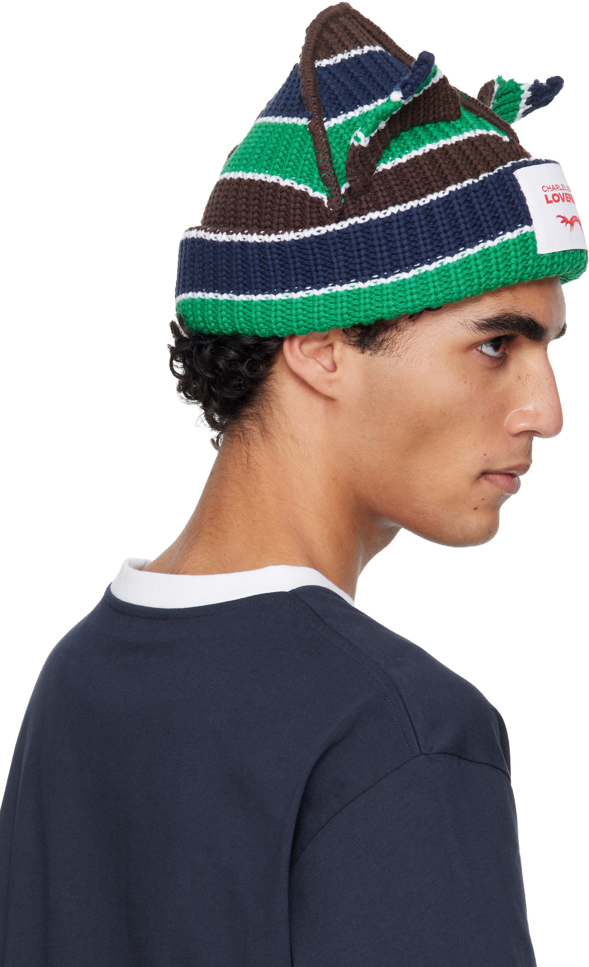 Multicolor Chunky Ears Beanie