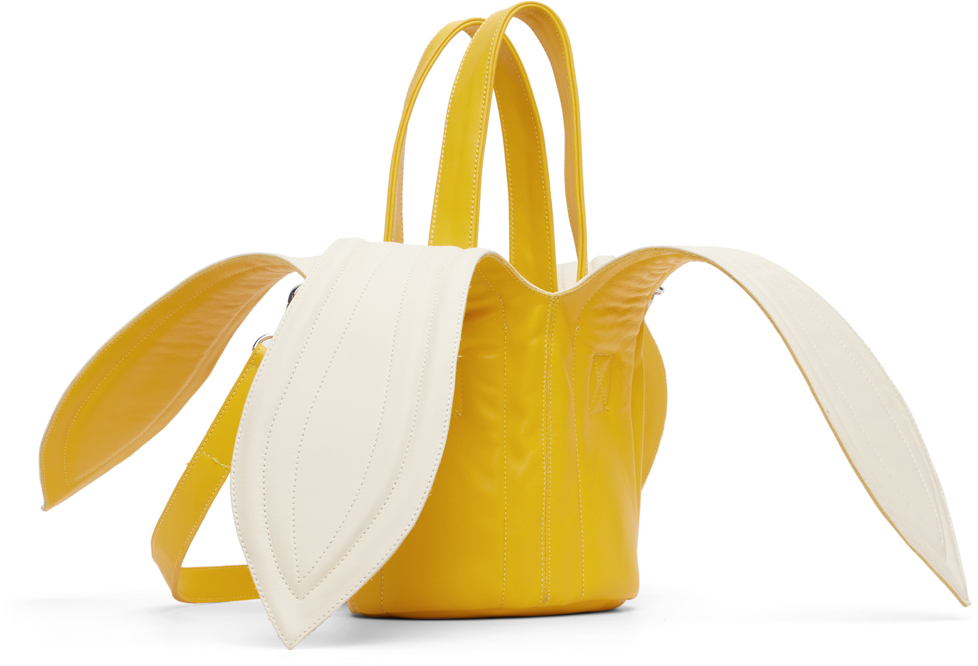 Charles Jeffrey LOVERBOY: Yellow Banana Bucket Bag | SSENSE