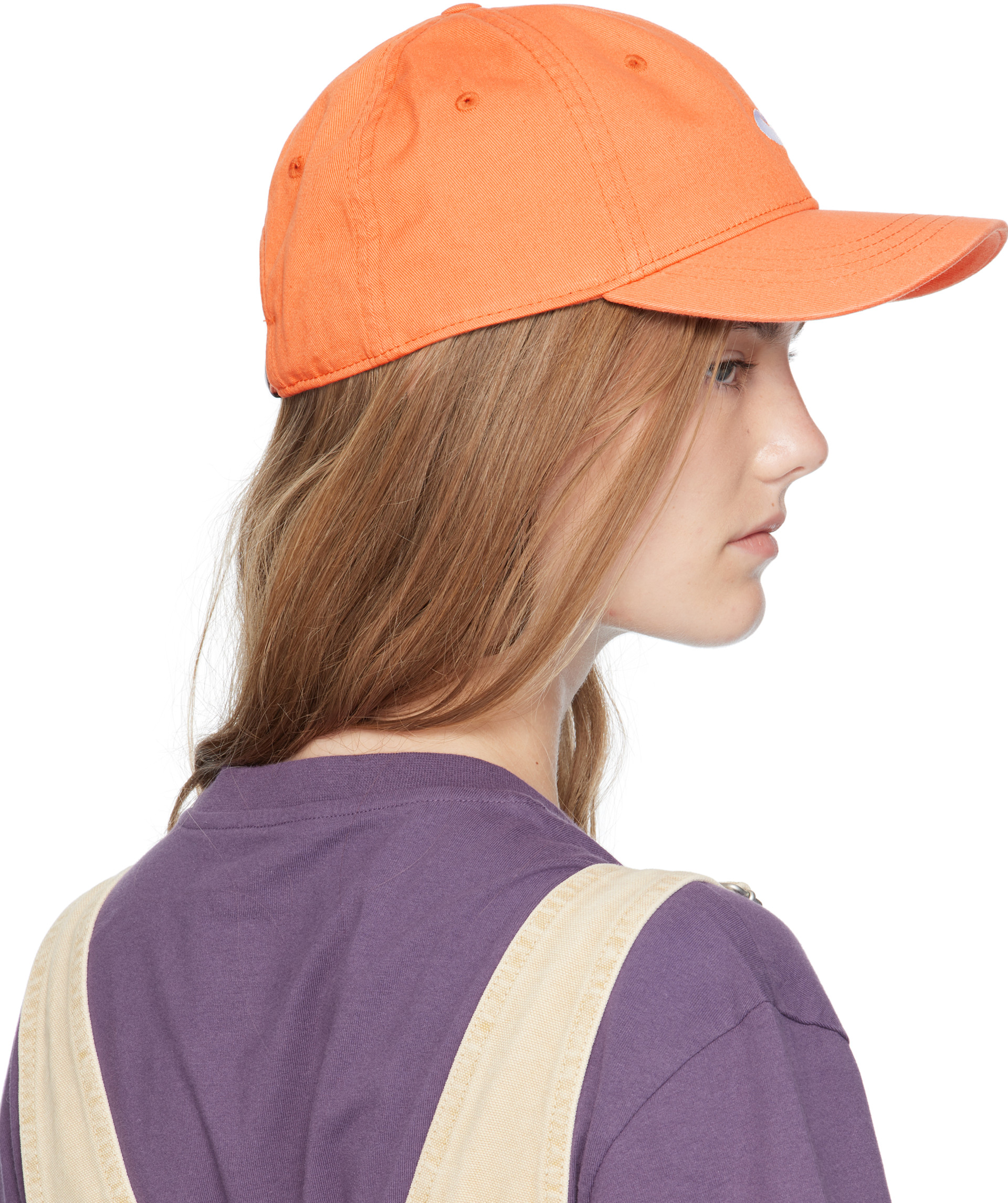 Carhartt Work In Progress: オレンジ Madison ロゴ キャップ | SSENSE