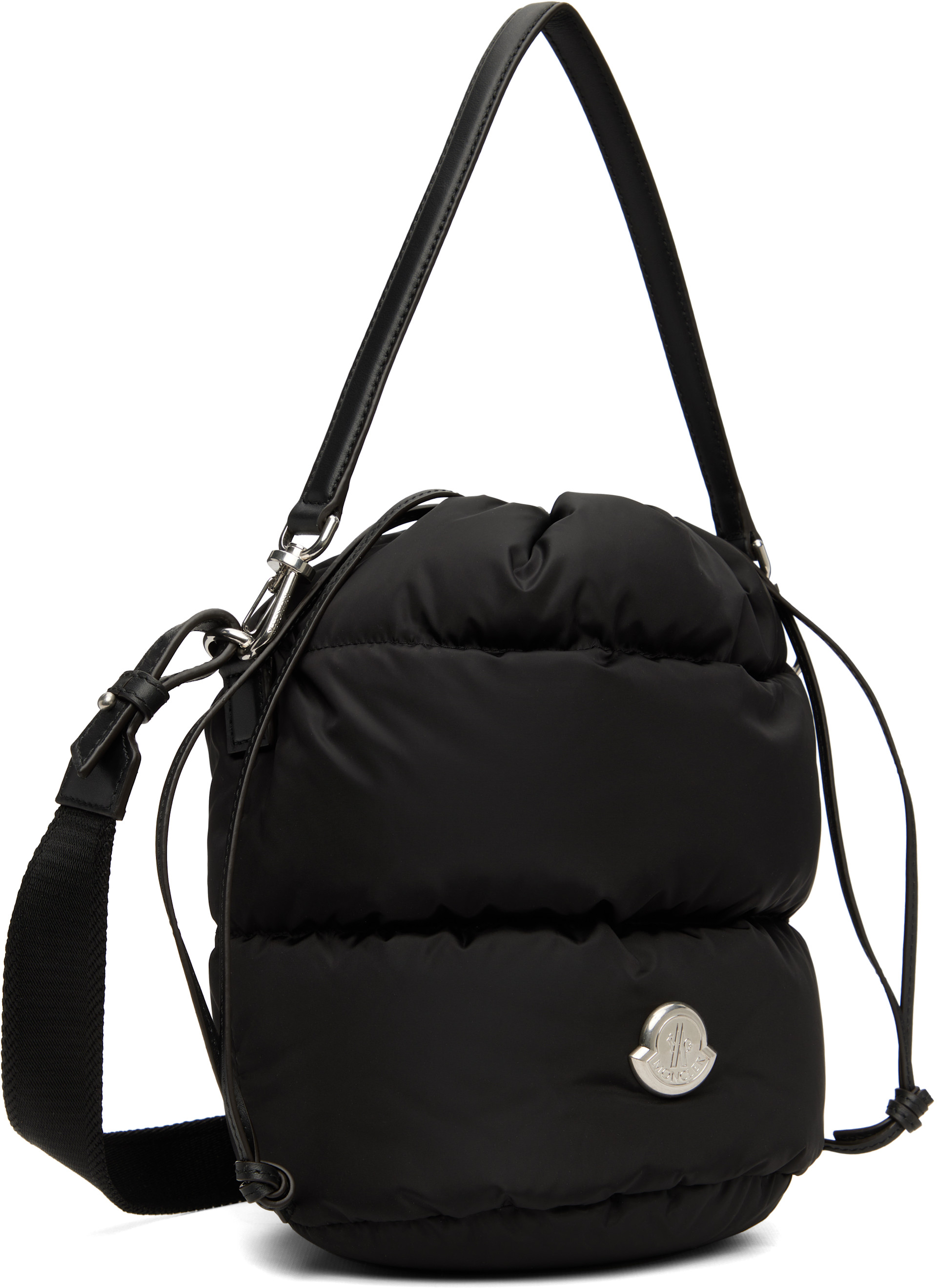 MONCLER ハンドバック Moncler: Black Caradoc Water-Repellent Bucket Bag | SSENSE