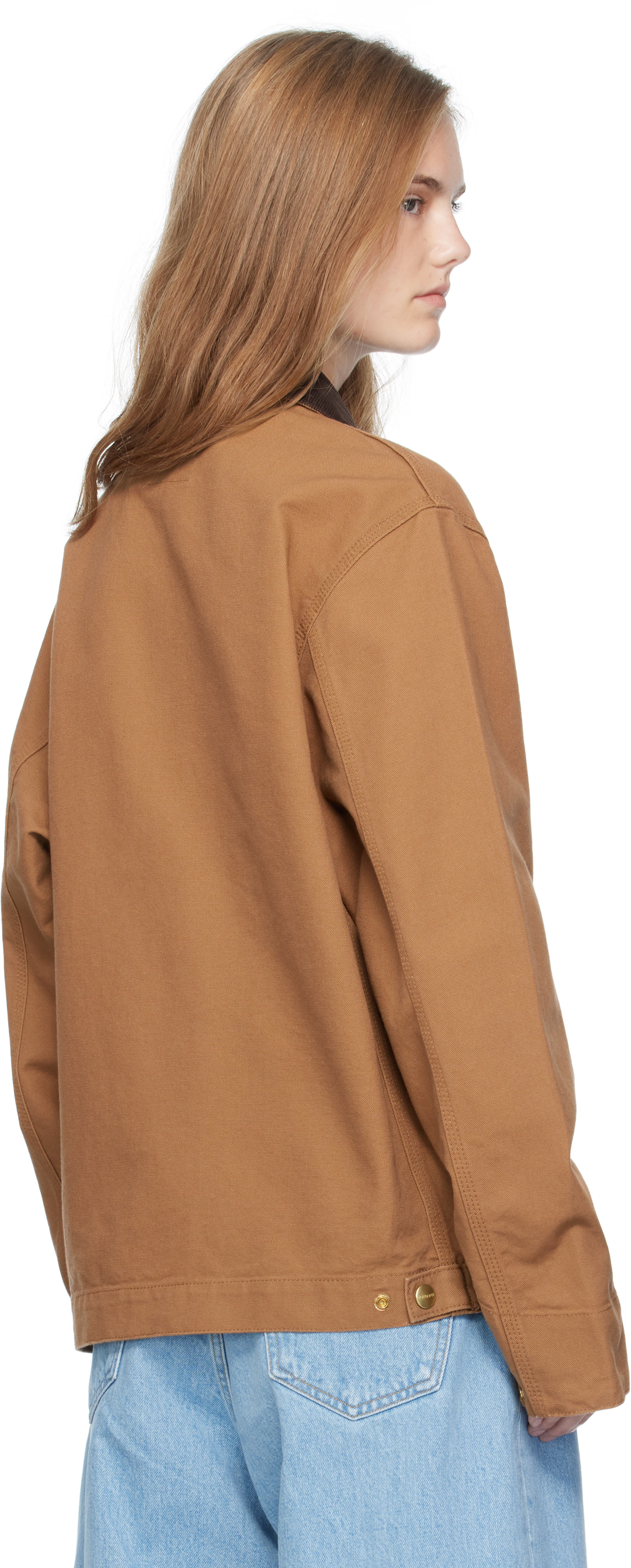 Carhartt Work In Progress: ブラウン Detroit ジャケット | SSENSE 日本