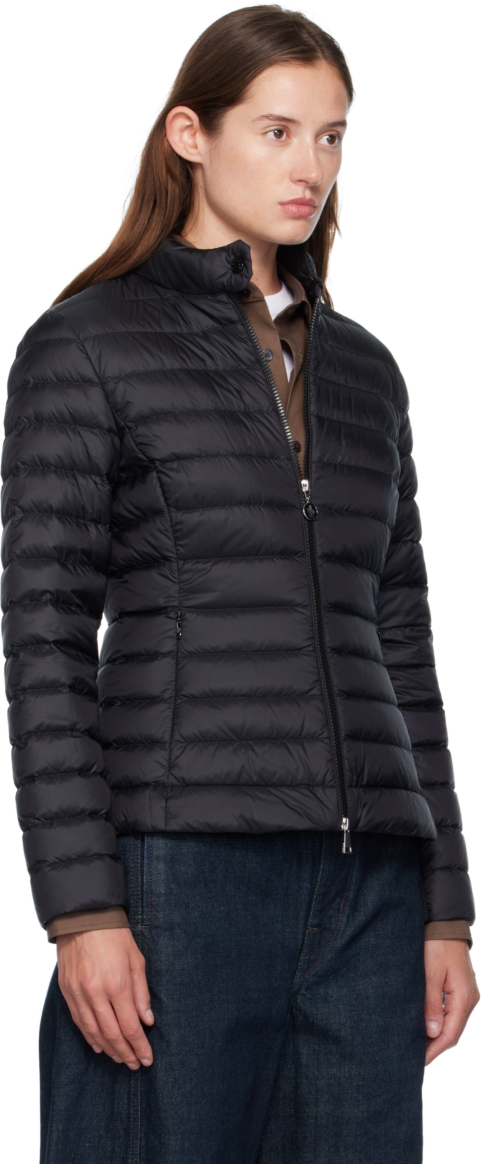 Moncler: Black Igelle Down Jacket | SSENSE
