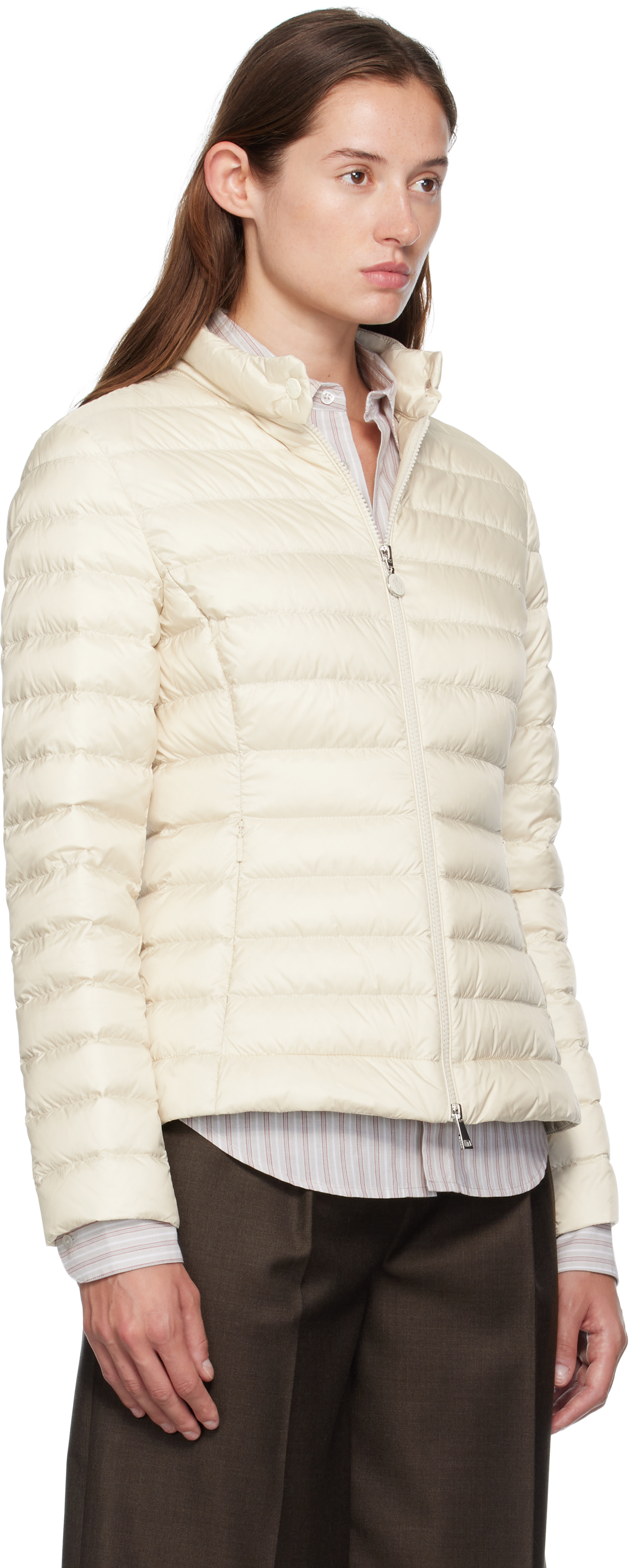 Moncler - 베이지 이젤 다운 재킷