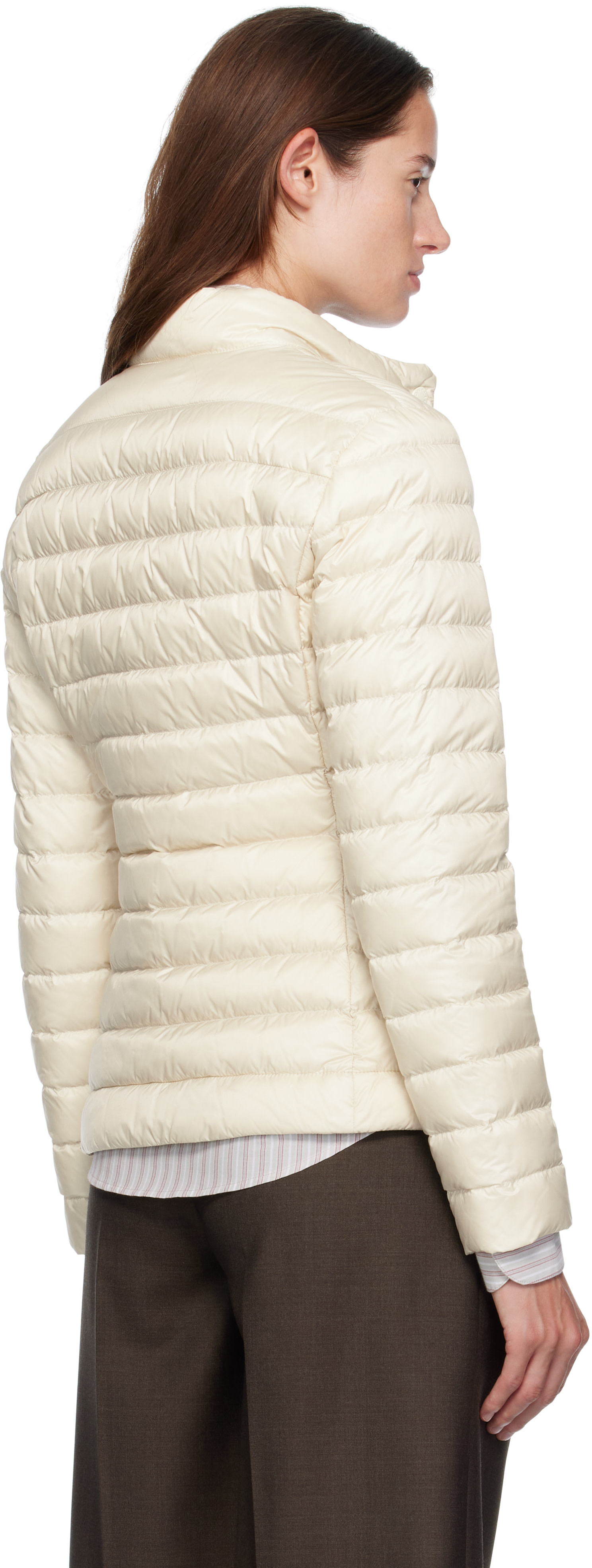 Moncler - 베이지 이젤 다운 재킷