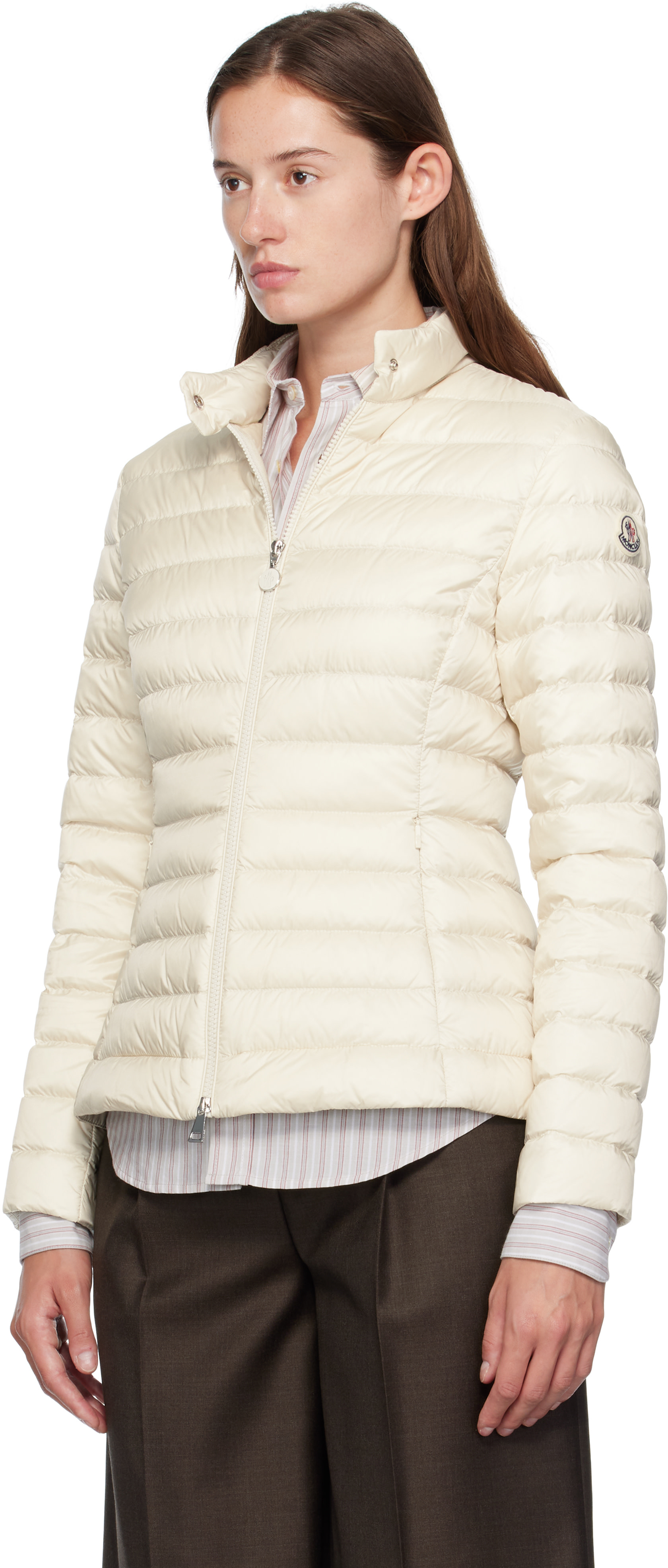 Moncler - 베이지 이젤 다운 재킷