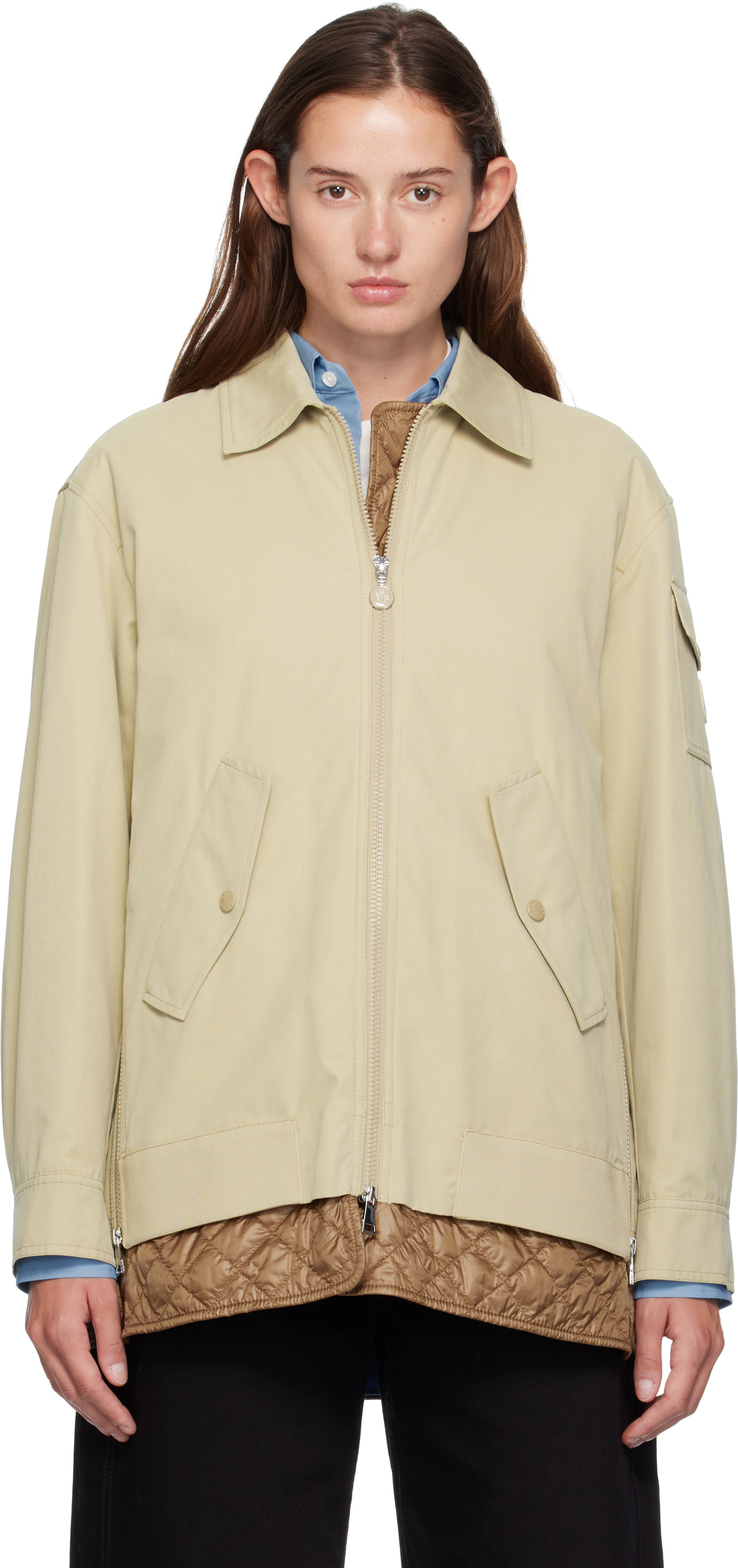 Moncler - Blouson Felci kaki