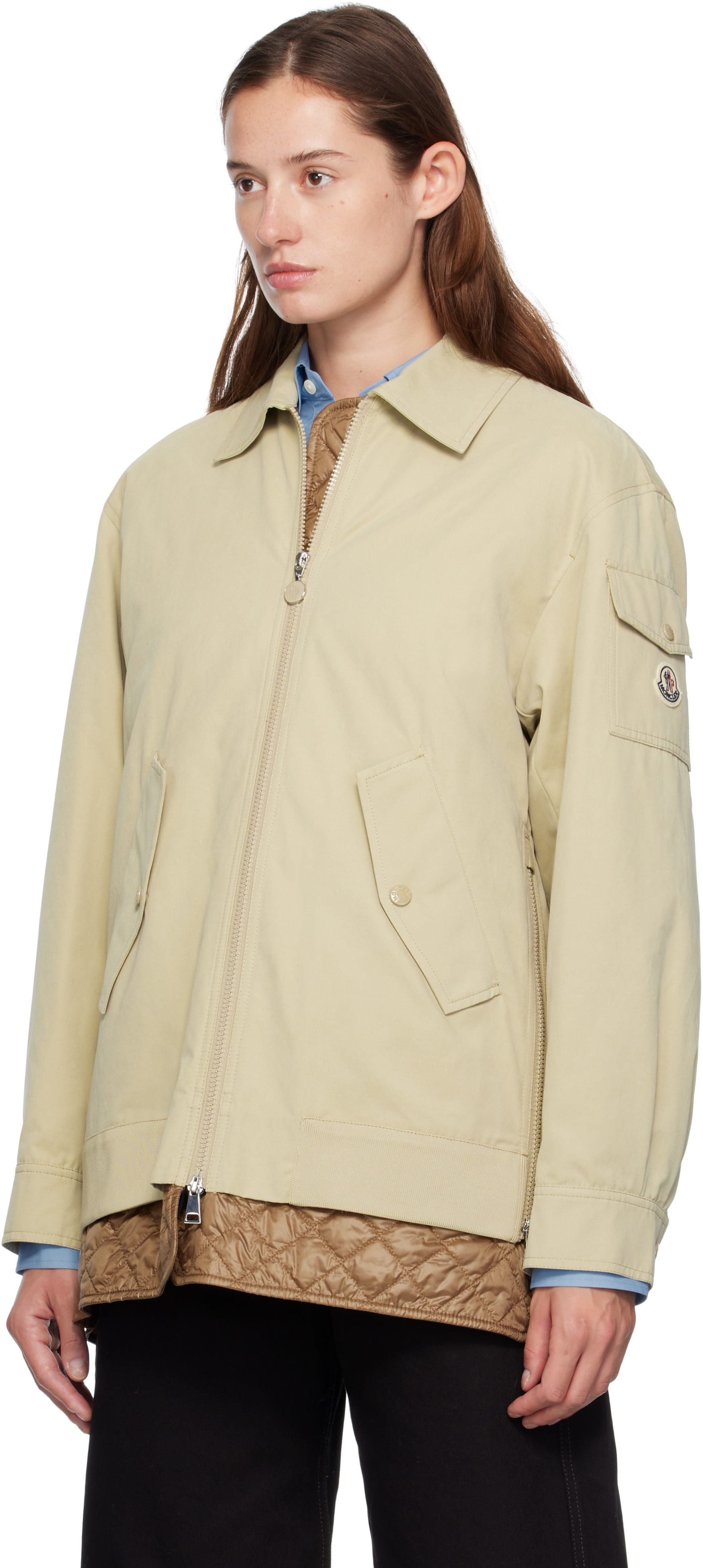 Moncler - Blouson Felci kaki