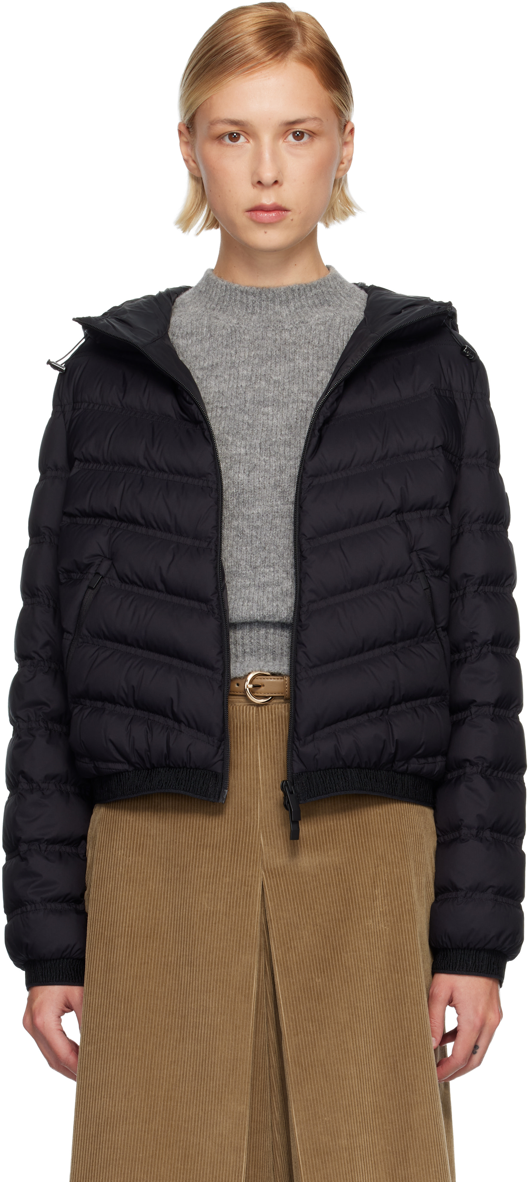 Moncler - 블랙 판델론 다운 재킷