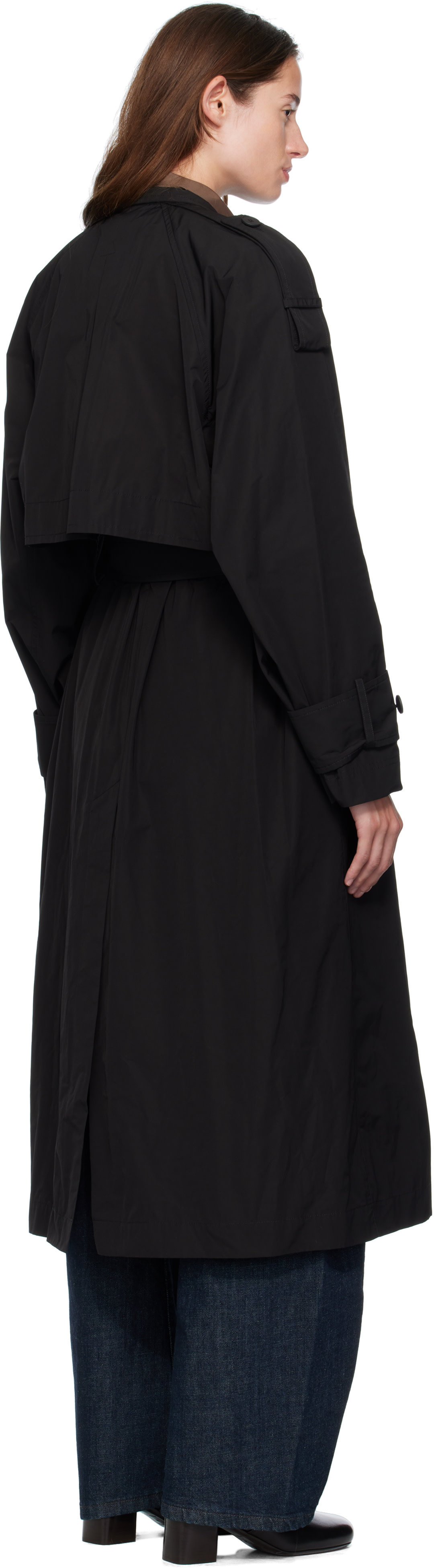 Moncler - Trench Matte Trevoux noir