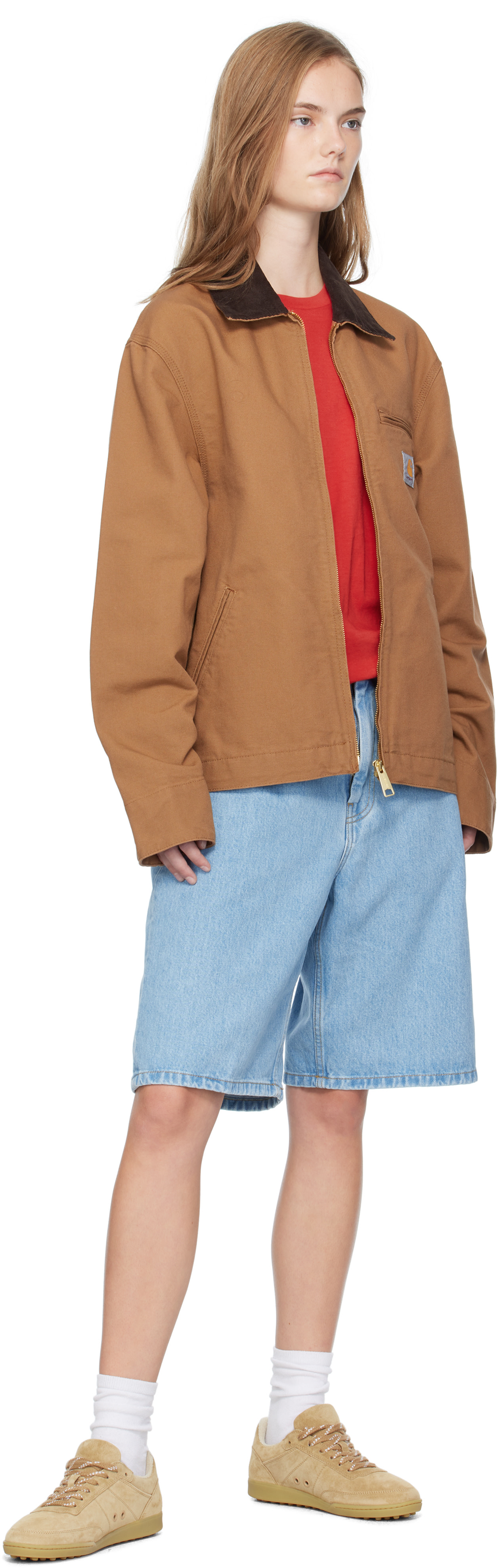 Carhartt Work In Progress: ブルー Brandon デニムショートパンツ