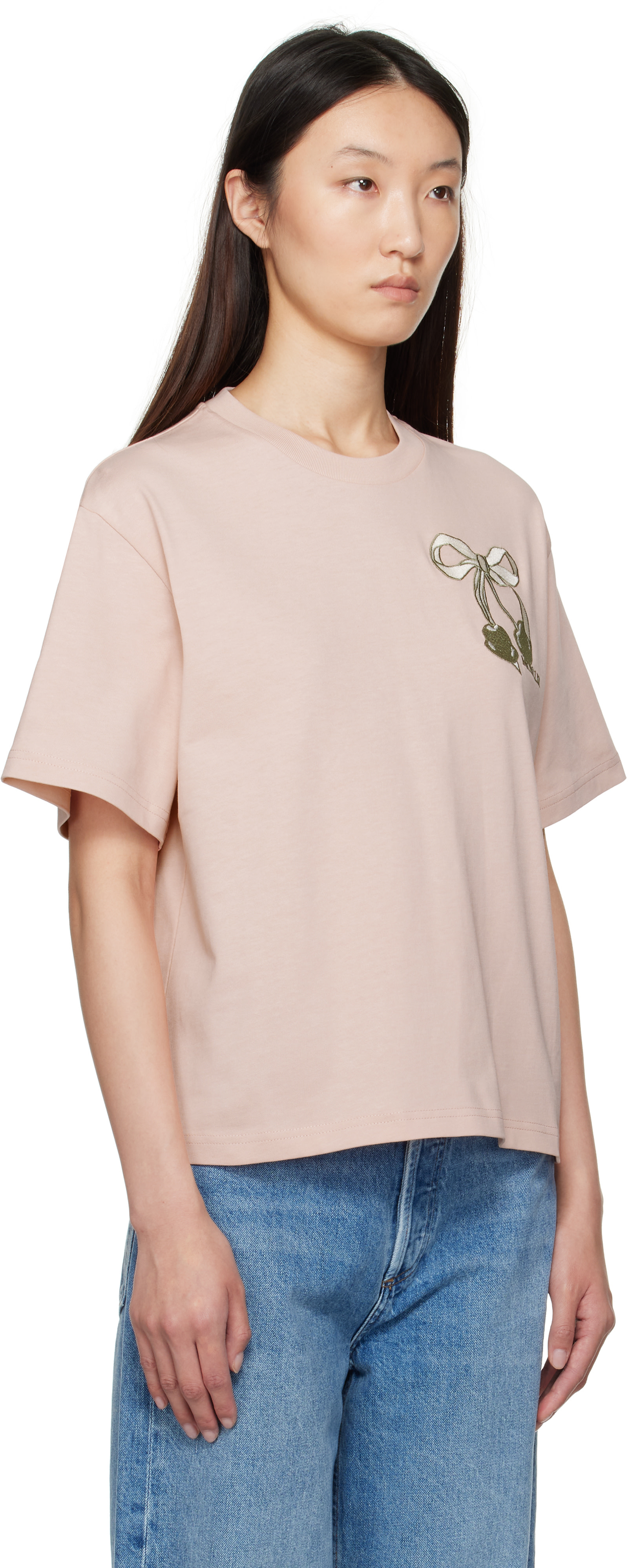 MONCLER ピンク ロゴTシャツ 新品タグ付き MONCLER - 極美品☆MONCLER モンクレール 22SS コットン100％ ロゴ