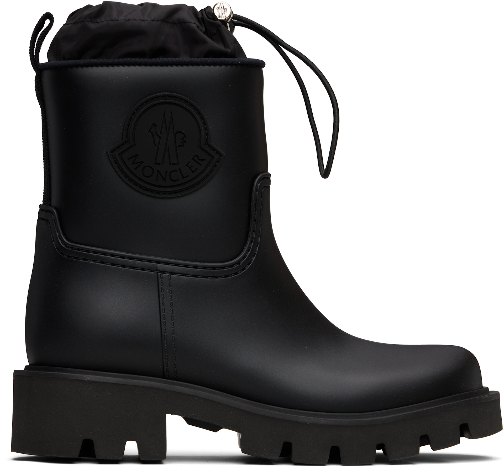 Moncler - Bottes de pluie Kickstream noires
