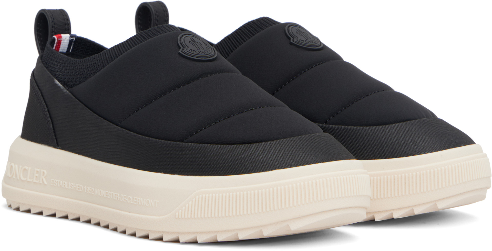Moncler: ブラック Altive スリッポン スニーカー | SSENSE 日本