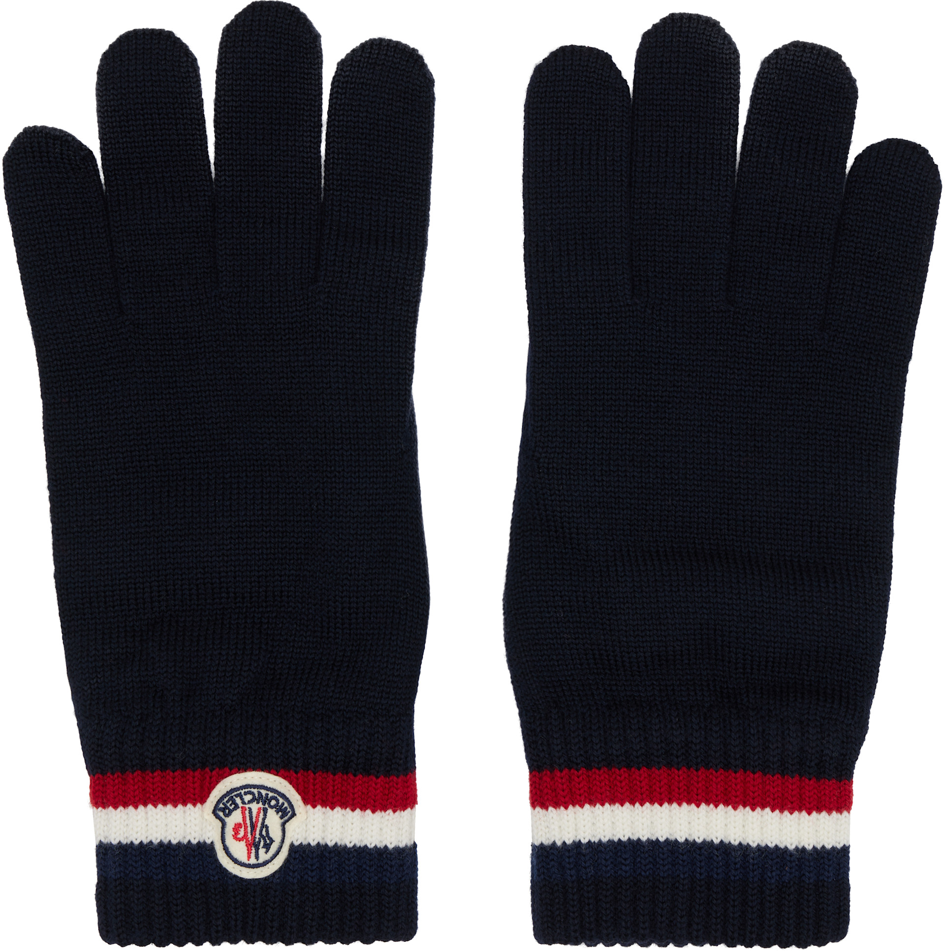 Moncler - 네이비 울 장갑