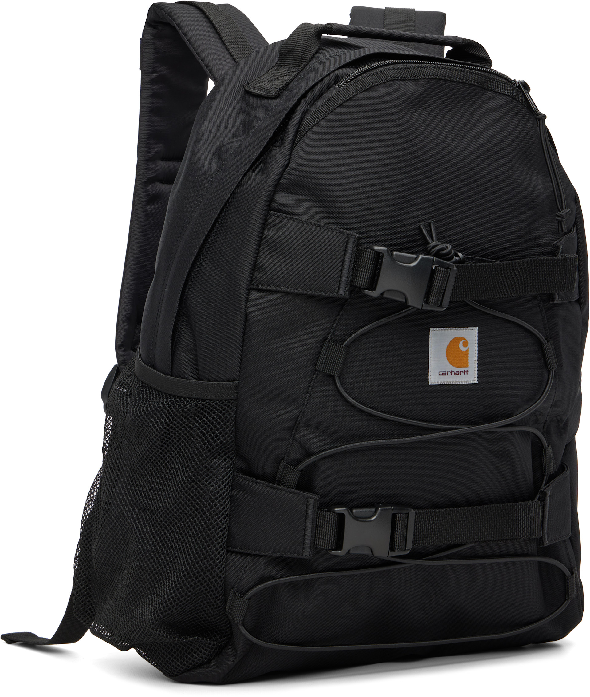 Carhartt Work In Progress: Black Kickflip Backpack | SSENSE