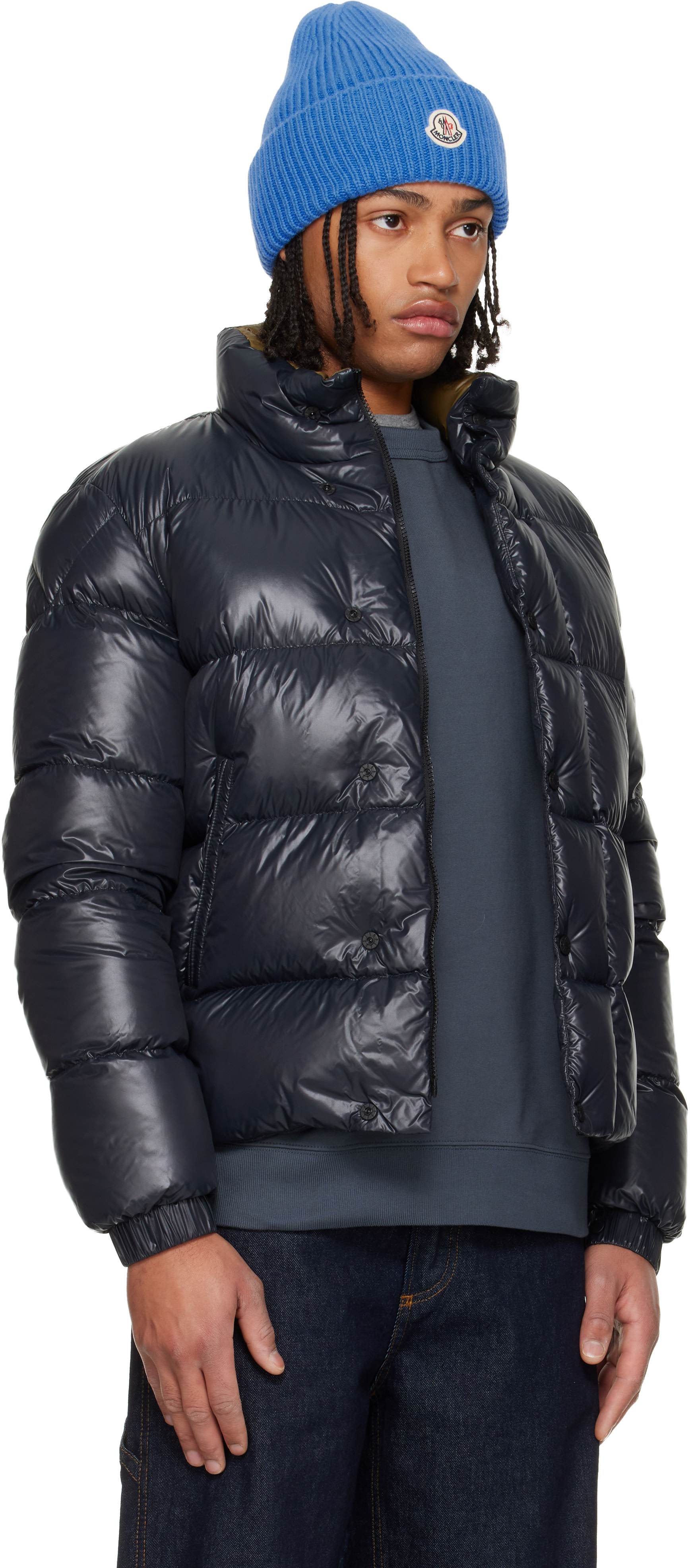 Moncler: ブラック Tripiti ショート ダウンジャケット | SSENSE 日本