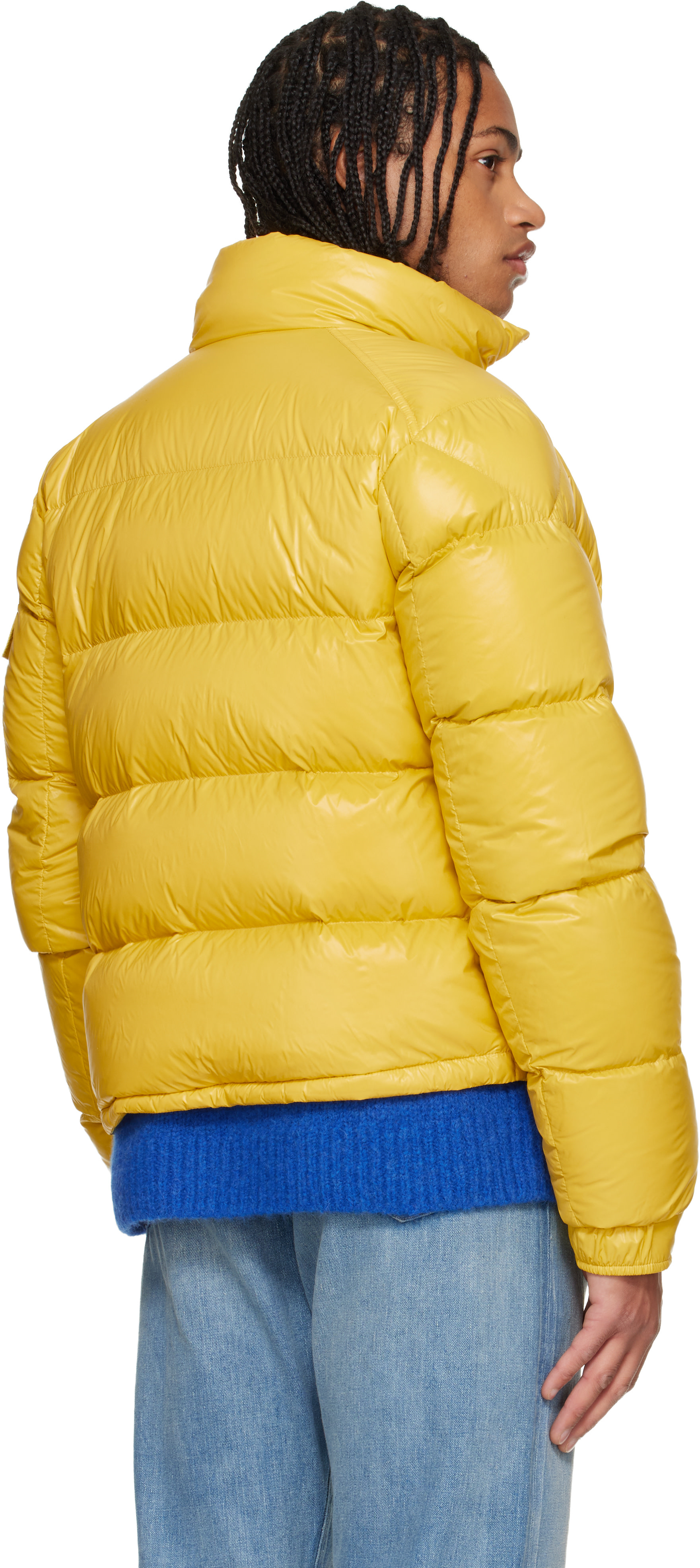 Moncler - 옐로우 레비타 쇼트 다운 재킷