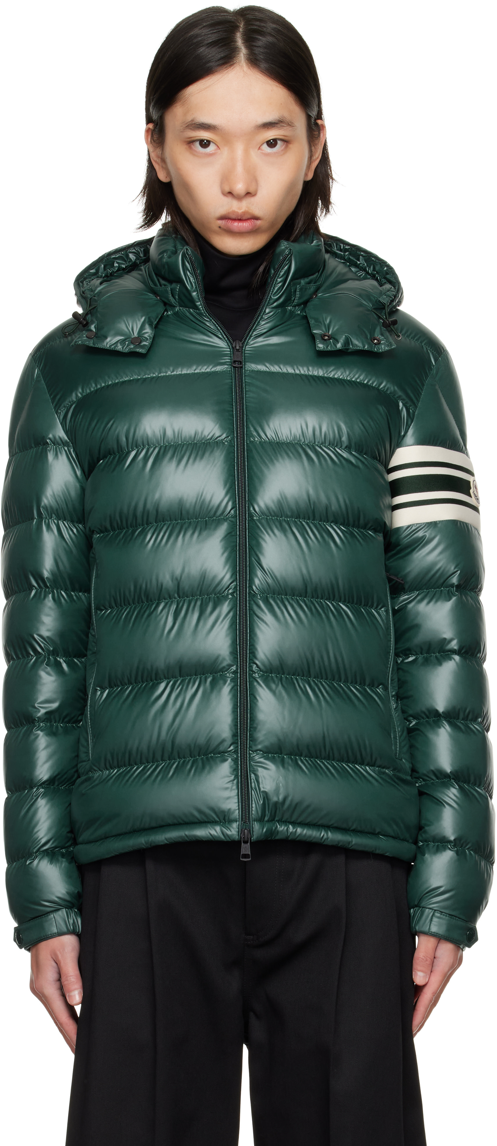 Moncler - 그린 아치비오 란드레 다운 재킷