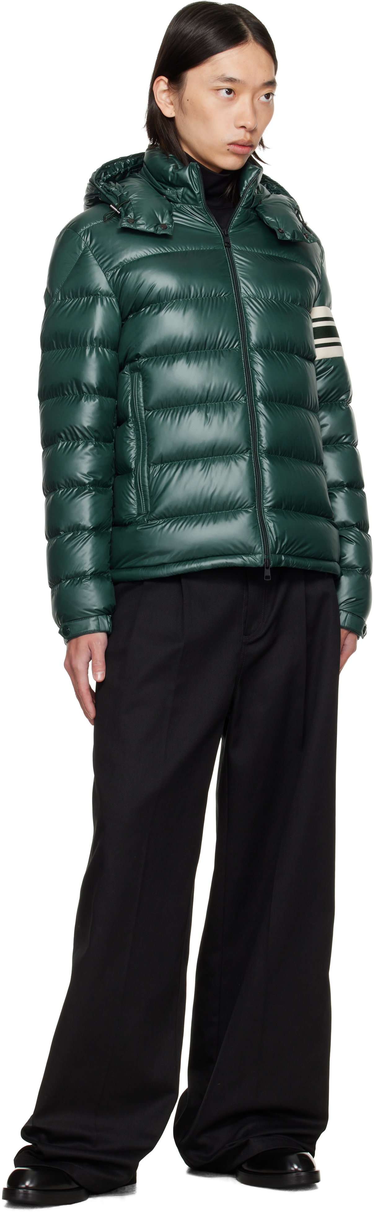 Moncler - 그린 아치비오 란드레 다운 재킷