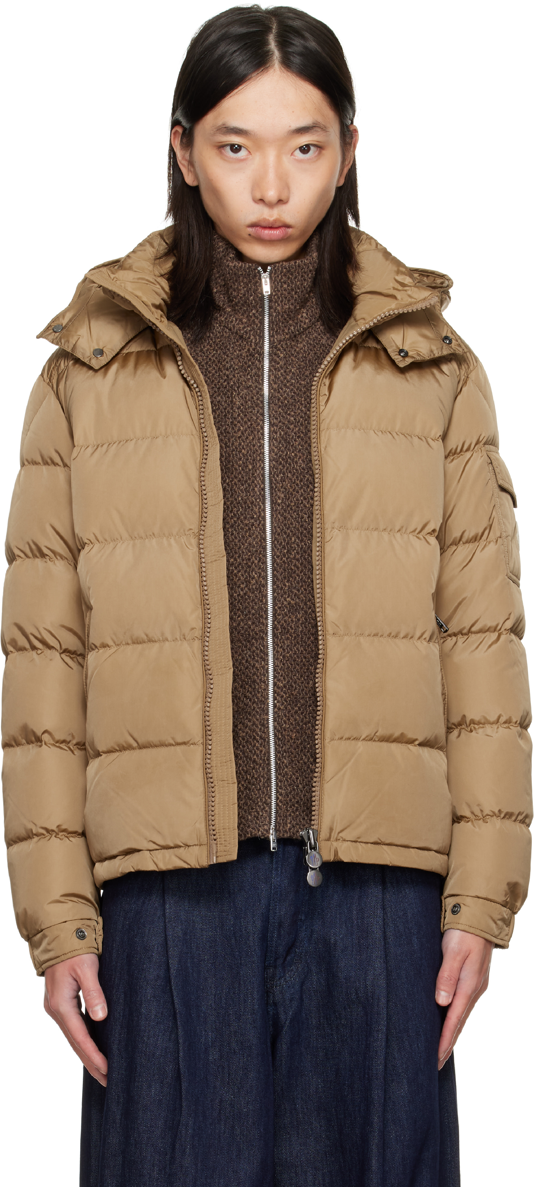 Moncler - 브라운 마야 다운 재킷
