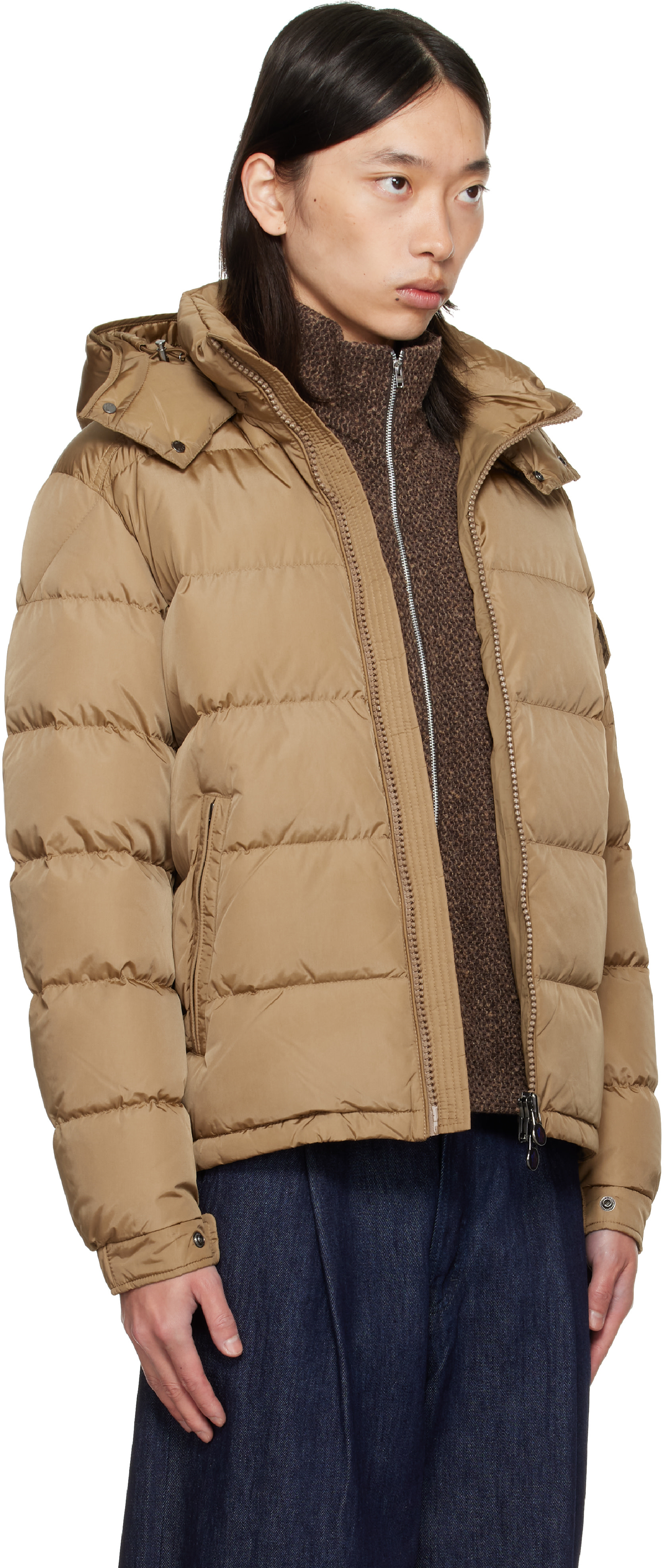 Moncler - 브라운 마야 다운 재킷