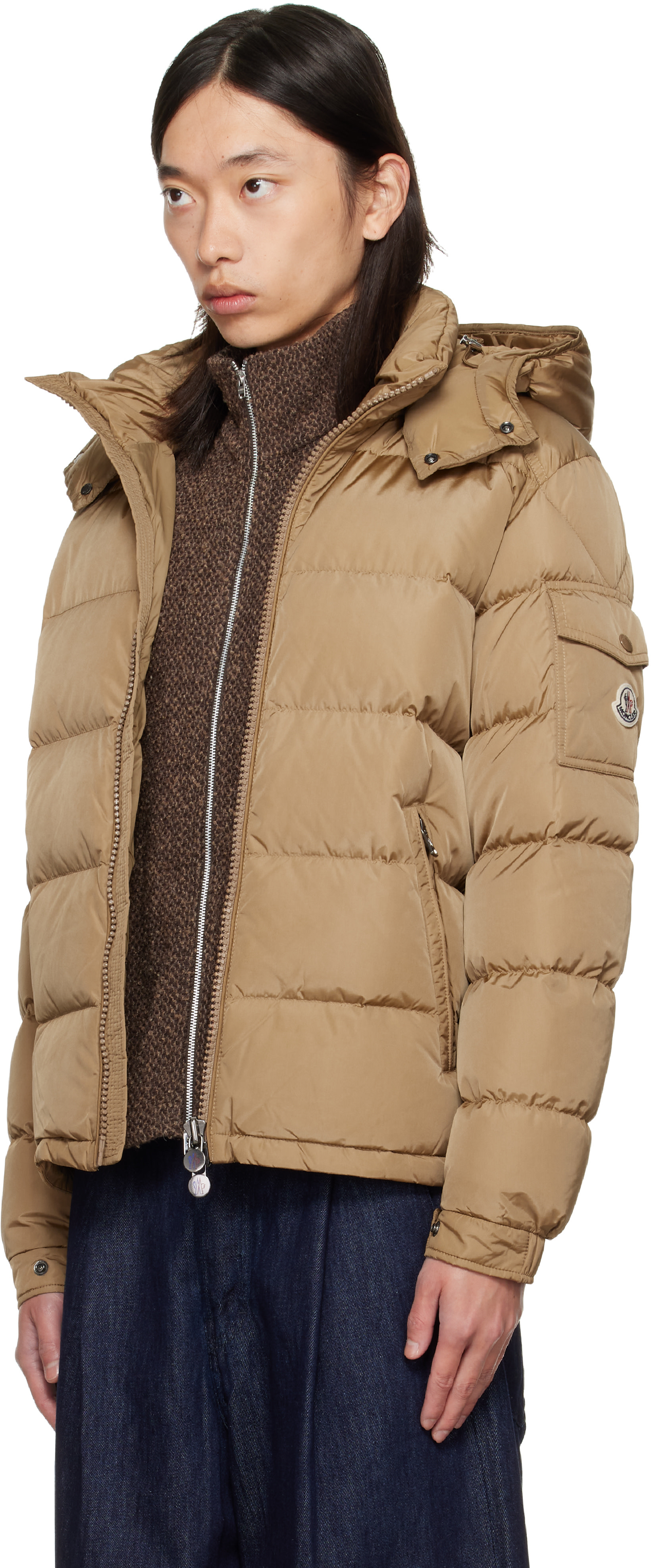Moncler - 브라운 마야 다운 재킷