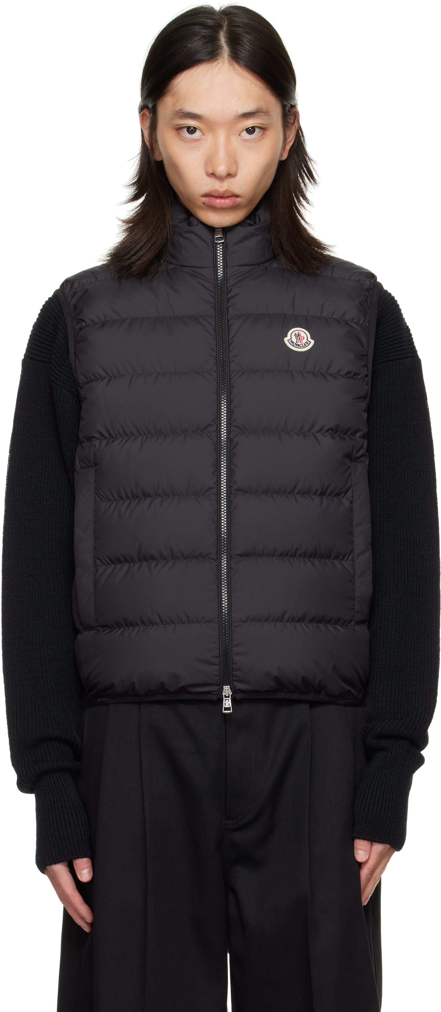 Moncler - 블랙 콘트린 다운 베스트