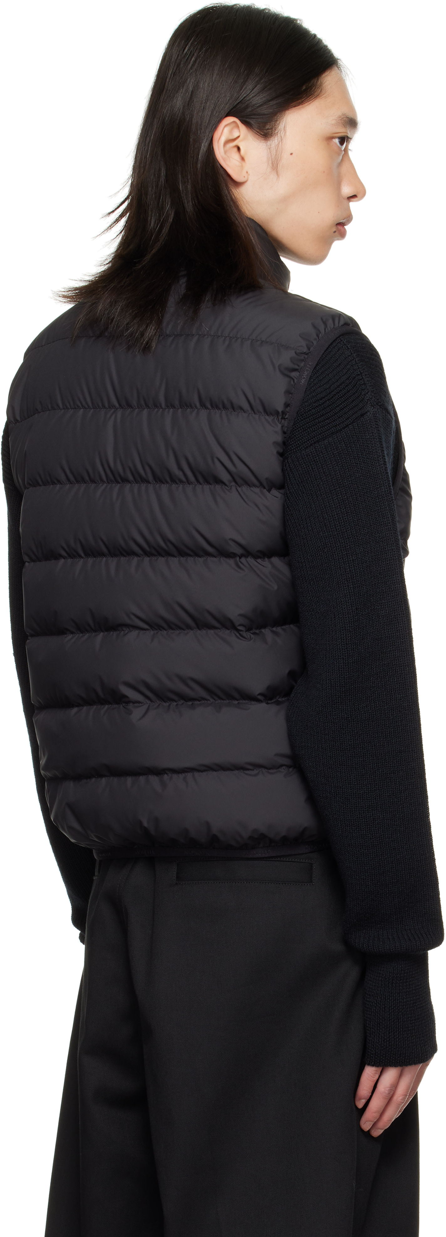 Moncler - 블랙 콘트린 다운 베스트