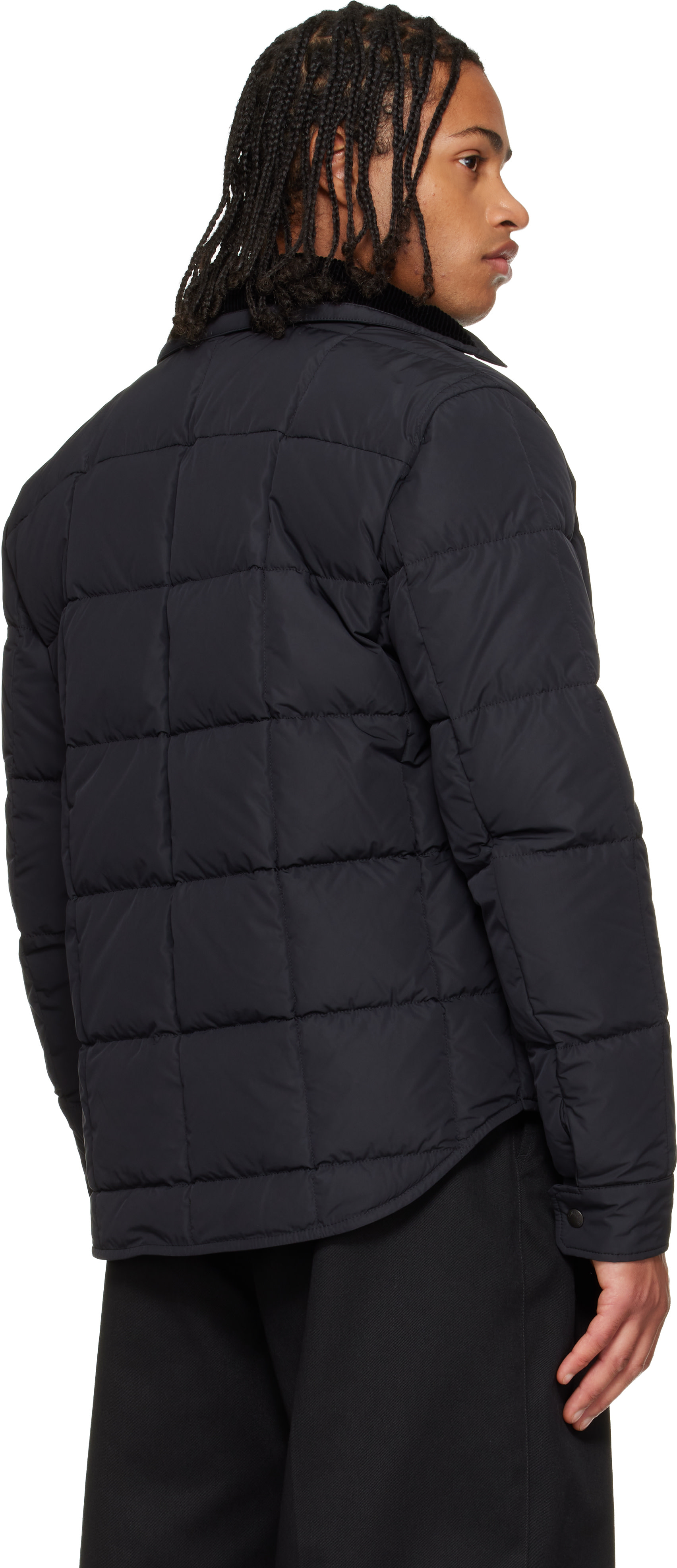 Moncler - 블랙 아르치보 마르실리 셔츠 다운 재킷