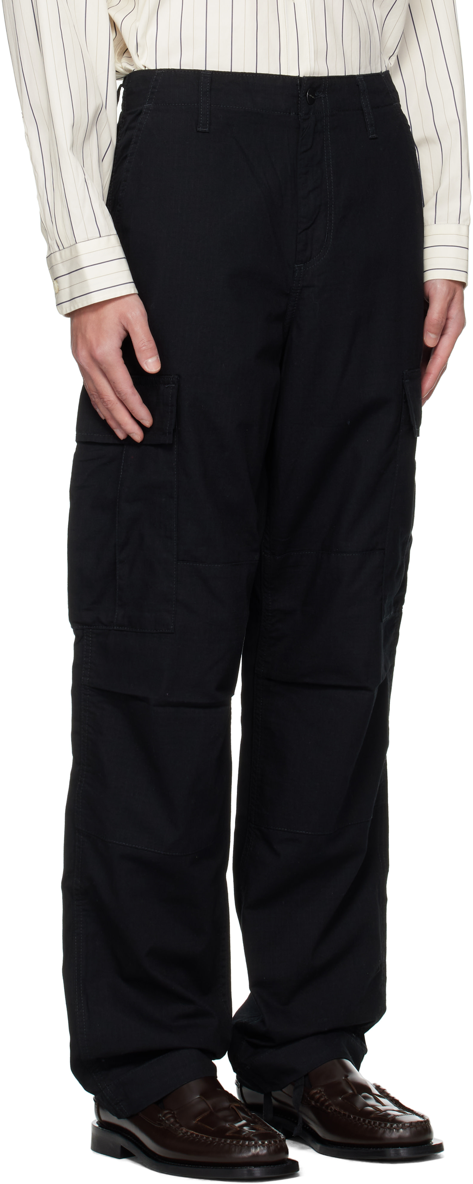 Carhartt Work In Progress: Black Regular Cargo Pants | SSENSE