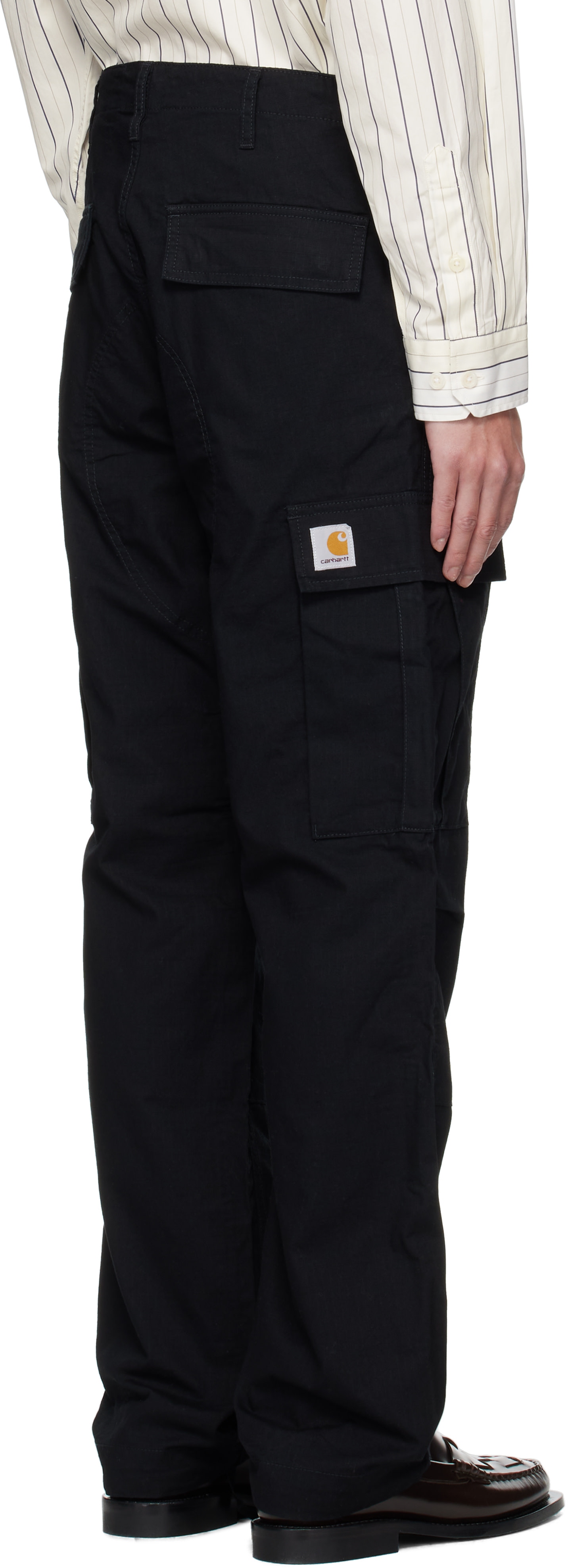 Carhartt Work In Progress: Black Regular Cargo Pants | SSENSE