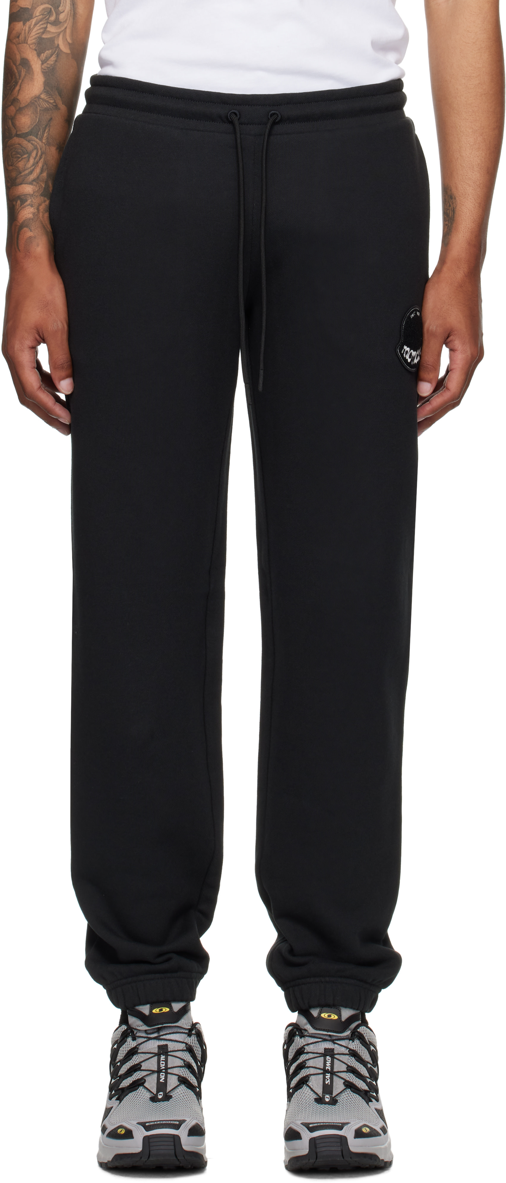 Moncler: Black Archivio Creativo Sweatpants | SSENSE