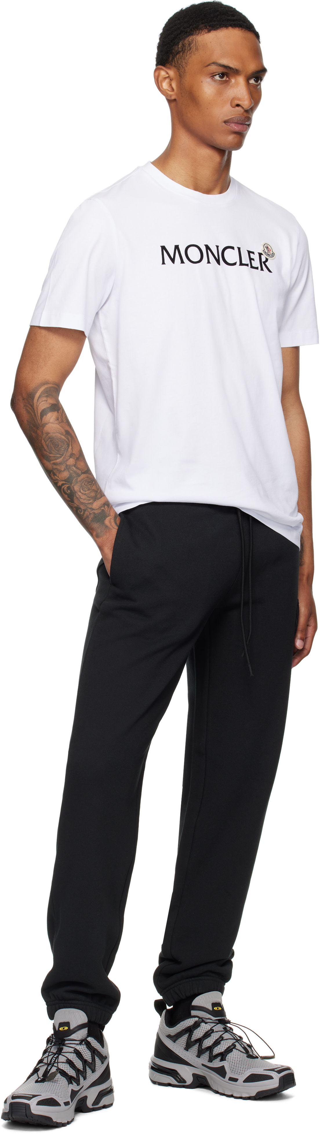 Moncler: Black Archivio Creativo Sweatpants | SSENSE