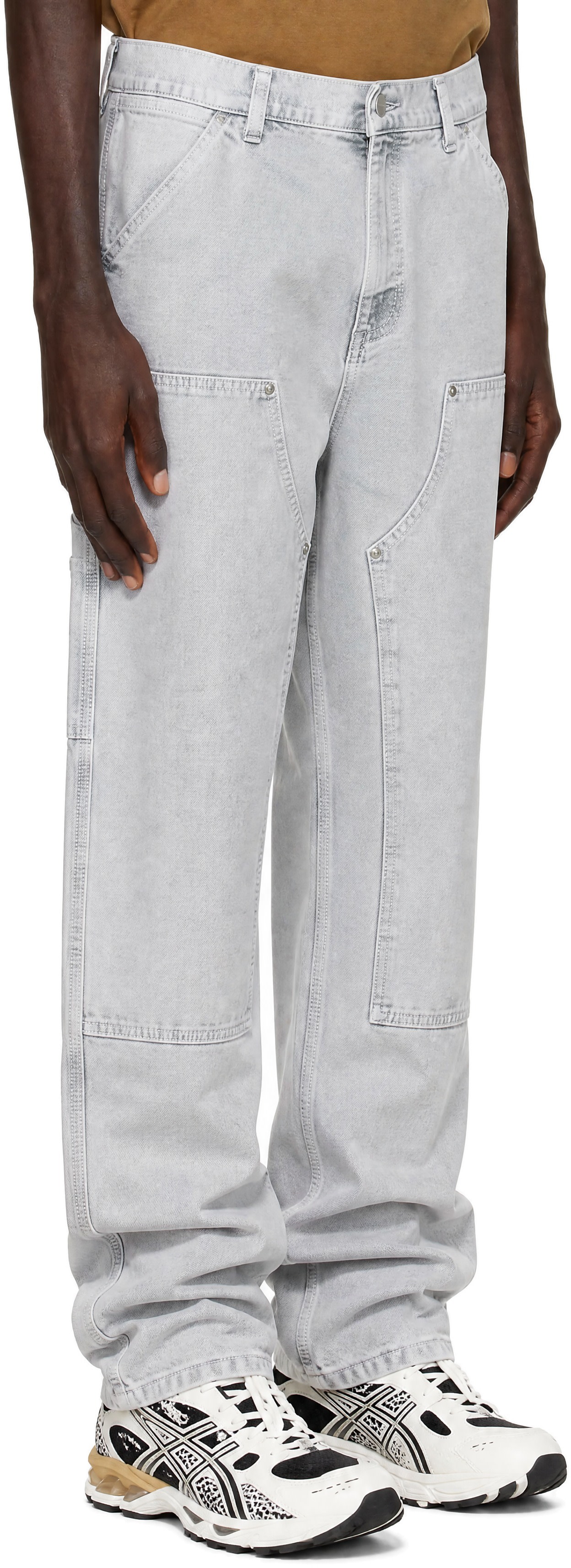 Carhartt Work In Progress - Gray Double Knee Trousers