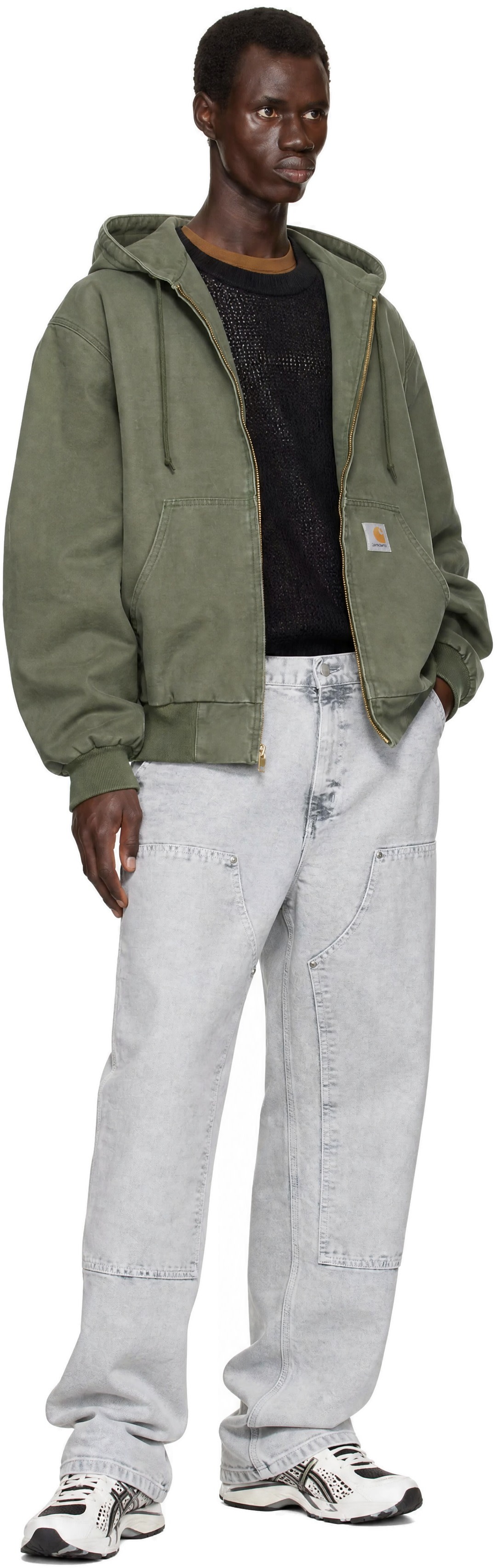 Carhartt Work In Progress - Gray Double Knee Trousers