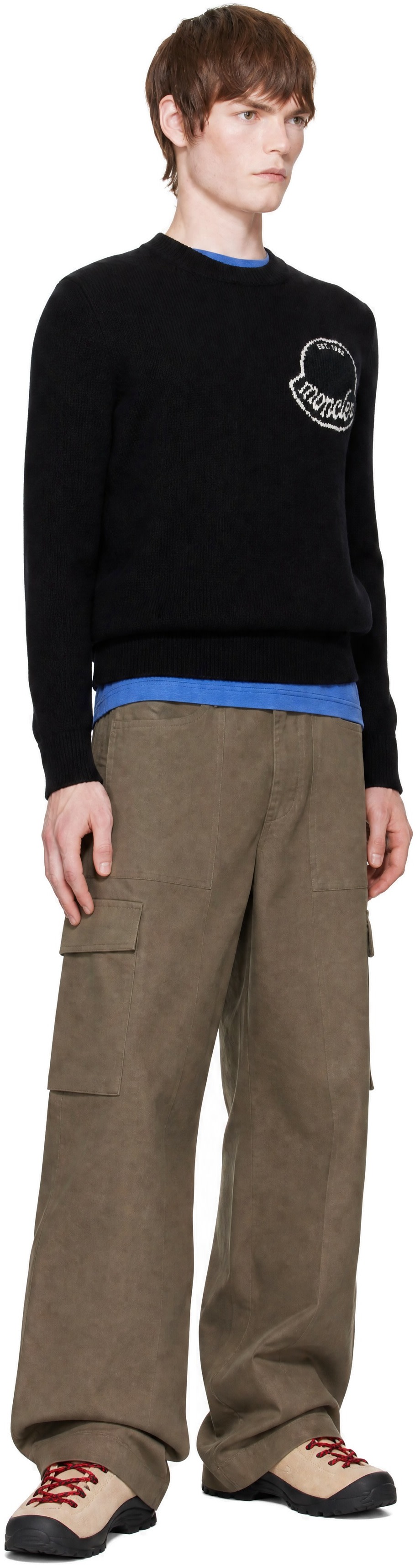 Moncler - Black Crewneck Sweater