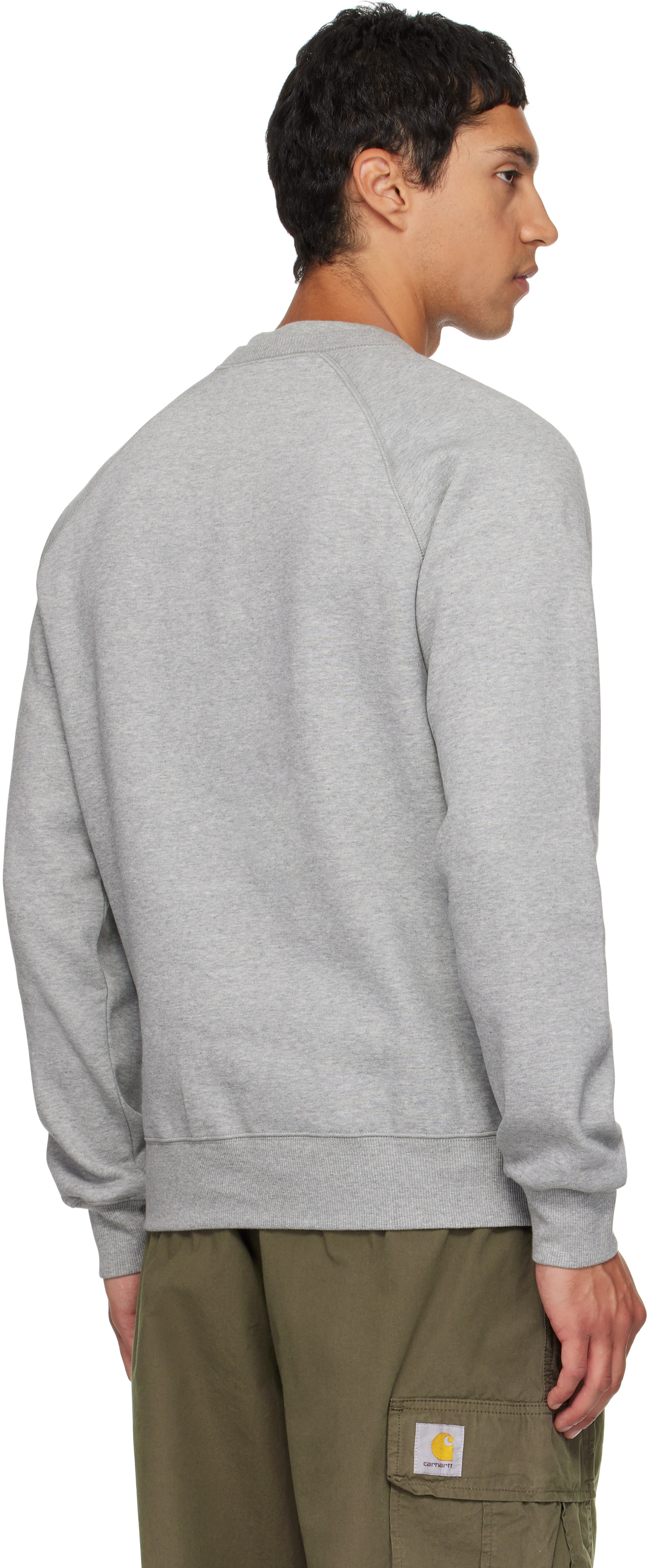 Carhartt Work In Progress - Pull molletonné gris - Chase
