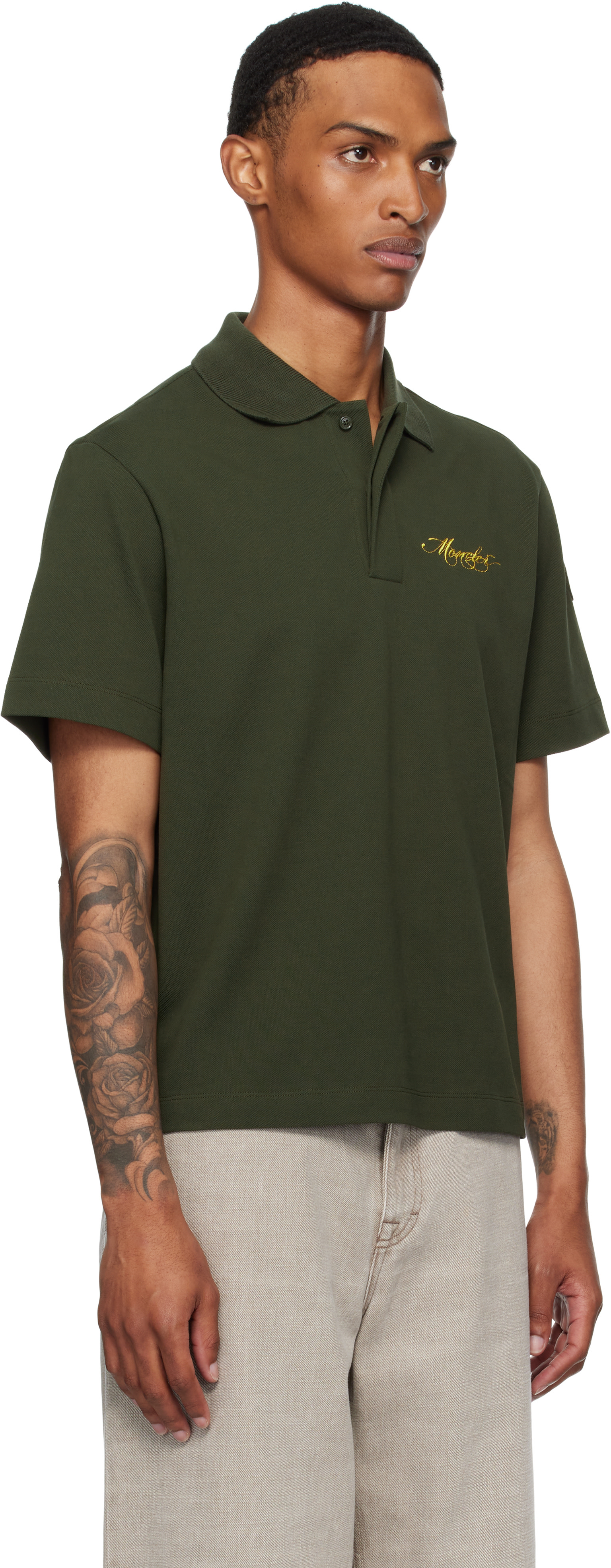 Moncler - Polo vert - Archivio Creativo
