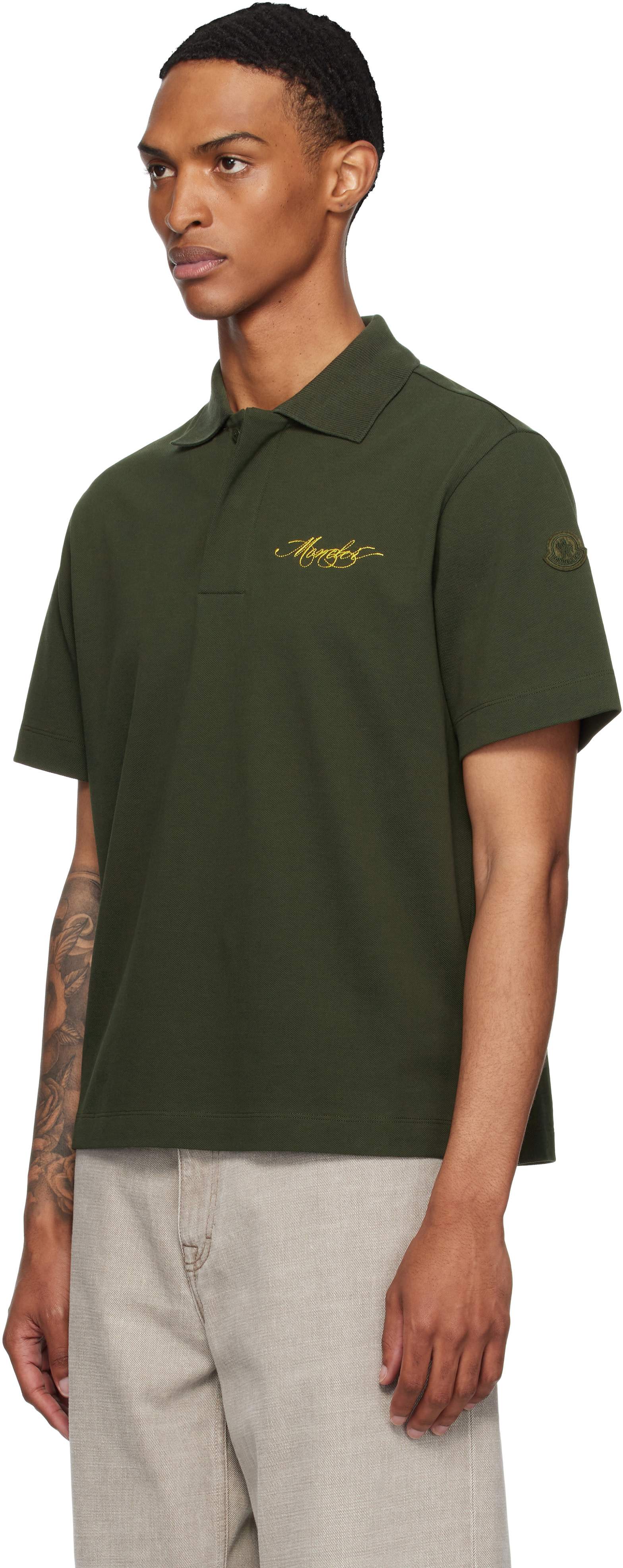 Moncler - Polo vert - Archivio Creativo