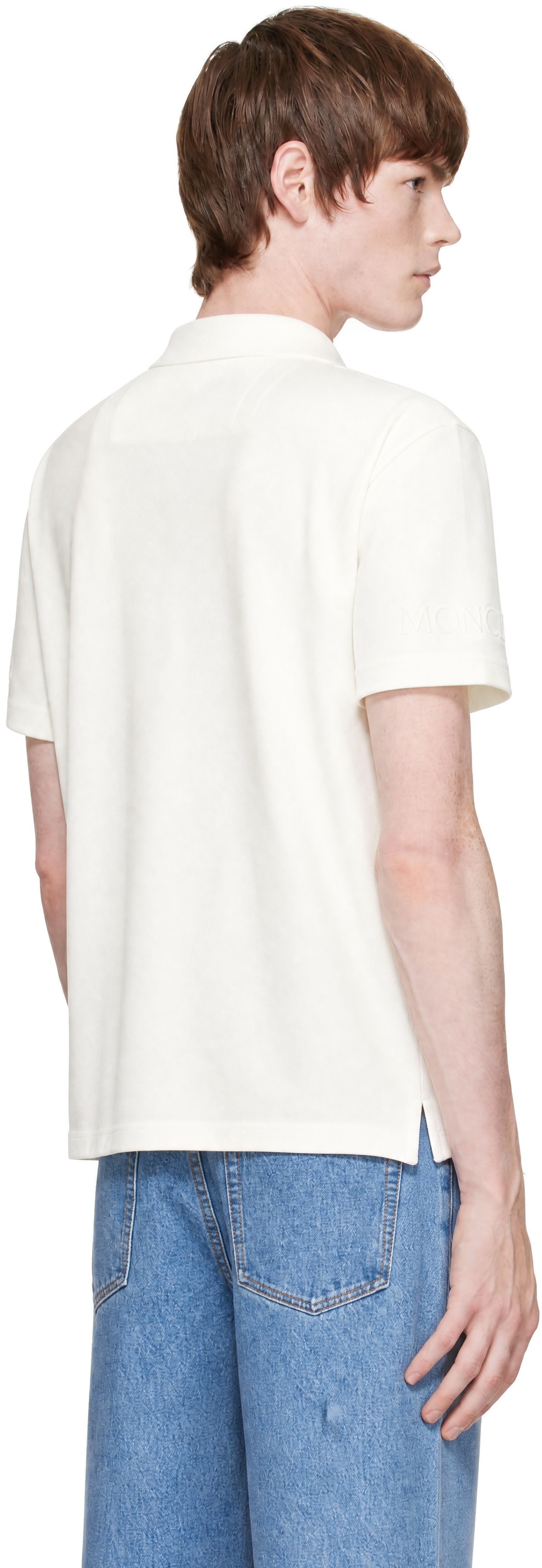 Moncler - White Logo Polo