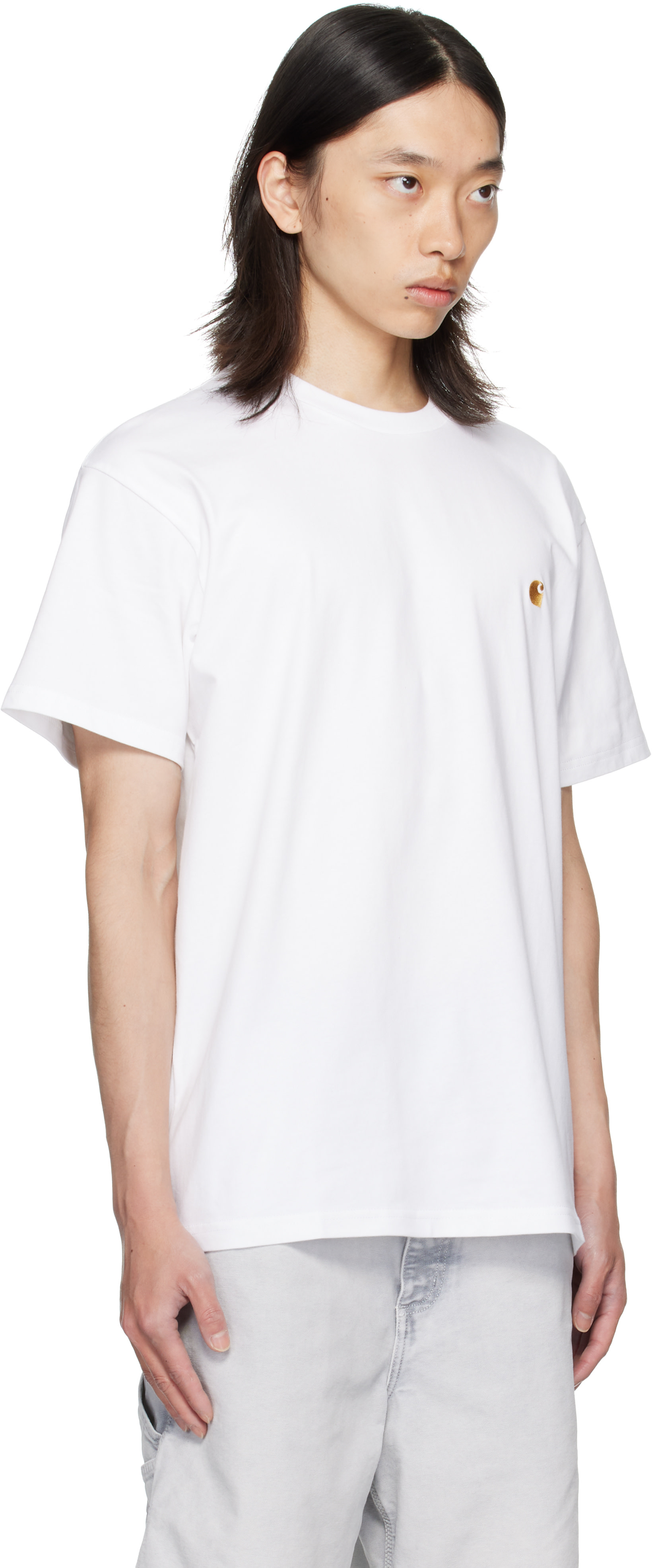 Carhartt Work In Progress - 화이트 체이스 티셔츠