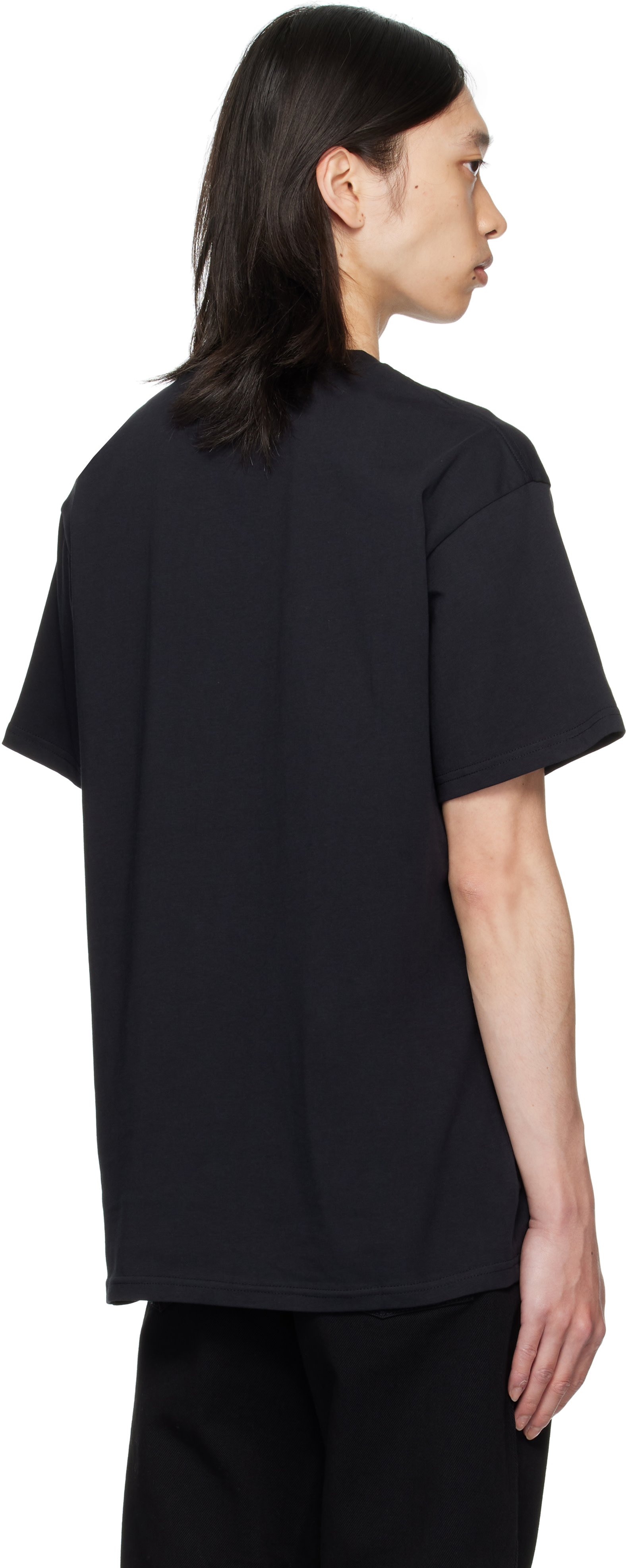 Carhartt Work In Progress - Black Script Embroidery T-shirt