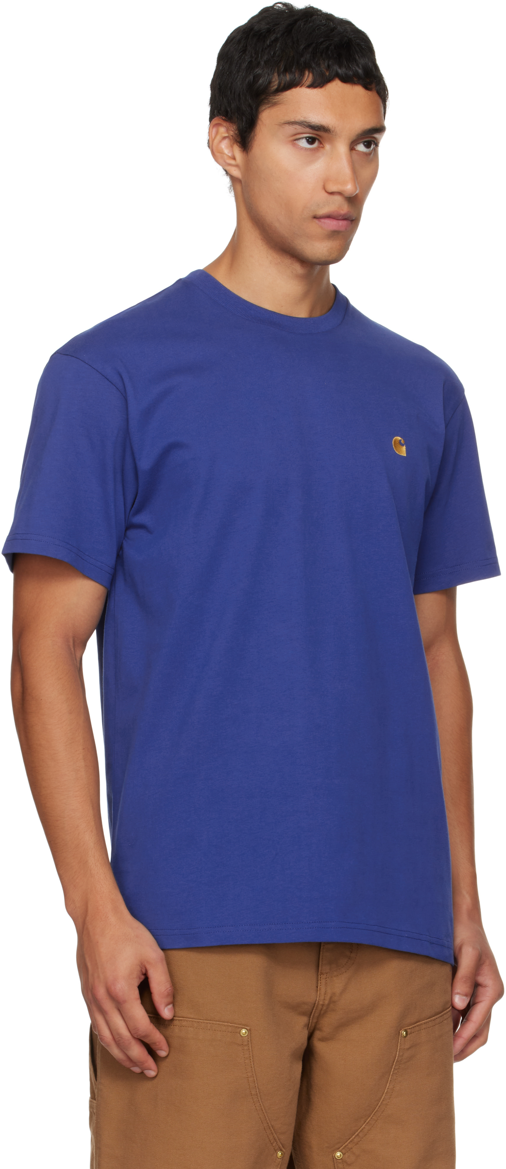 carhartt　ペガサス Carhartt Work In Progress: Blue Chase T-shirt | SSENSE