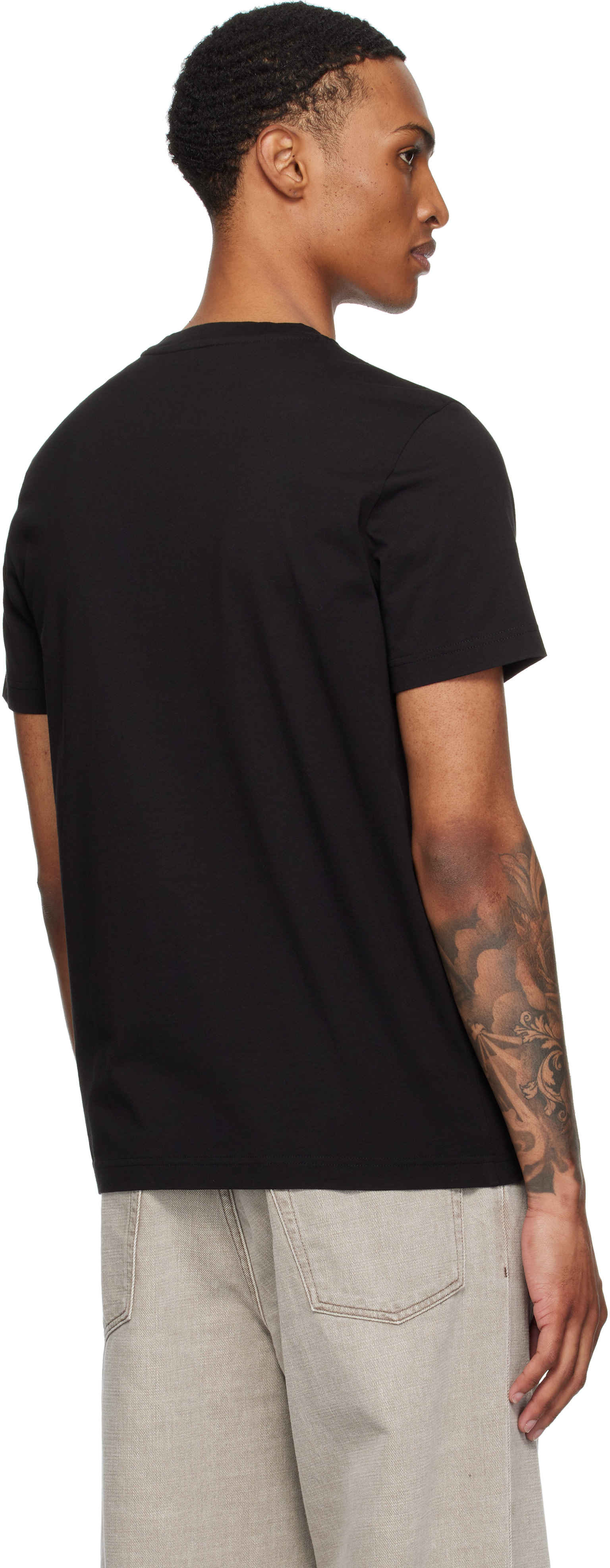 Moncler: Black Short Sleeve T-shirt | SSENSE