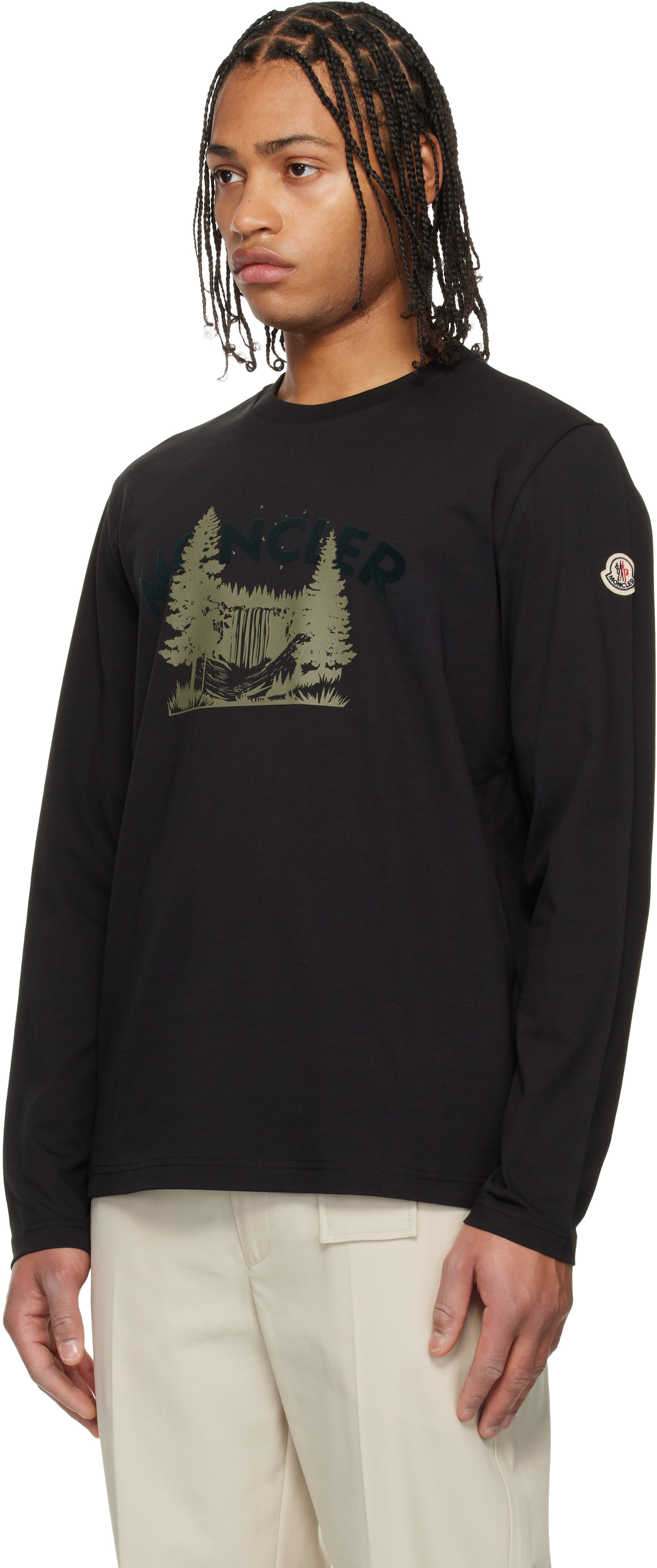 Moncler - ブラック 長袖Tシャツ