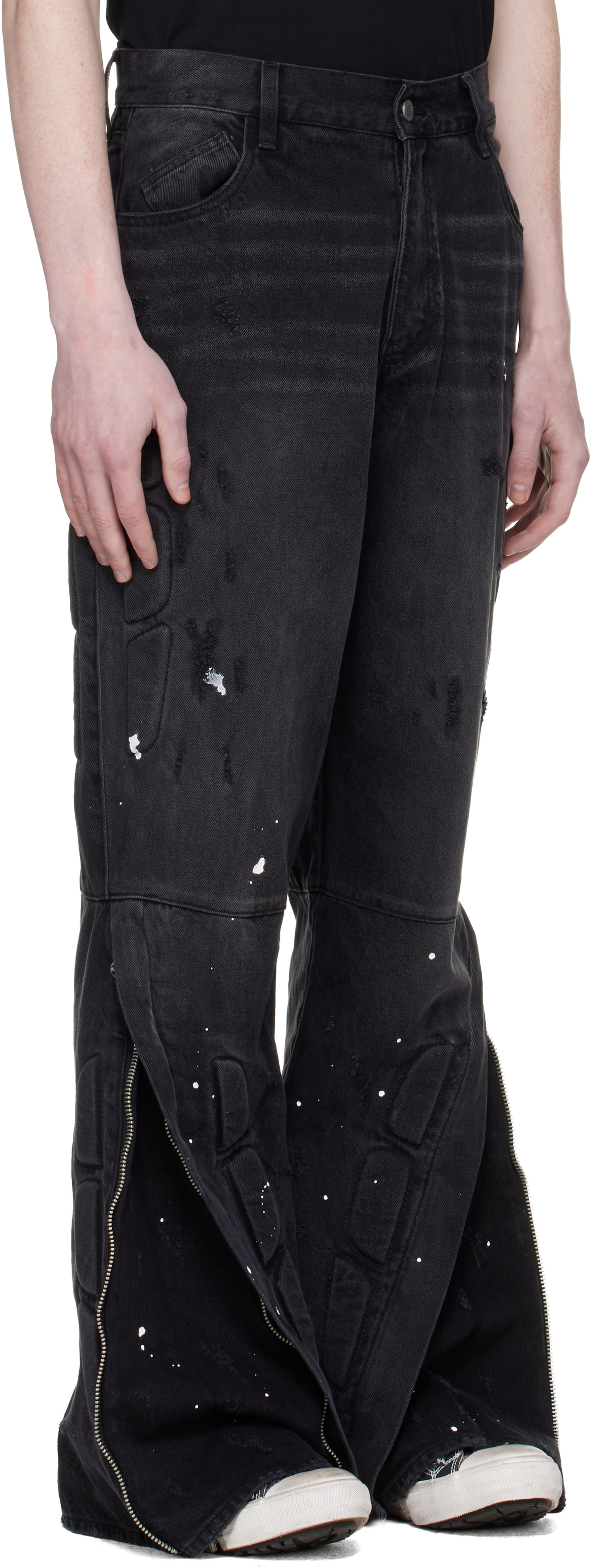 Satoshi Nakamoto: Black Enduro Jeans | SSENSE