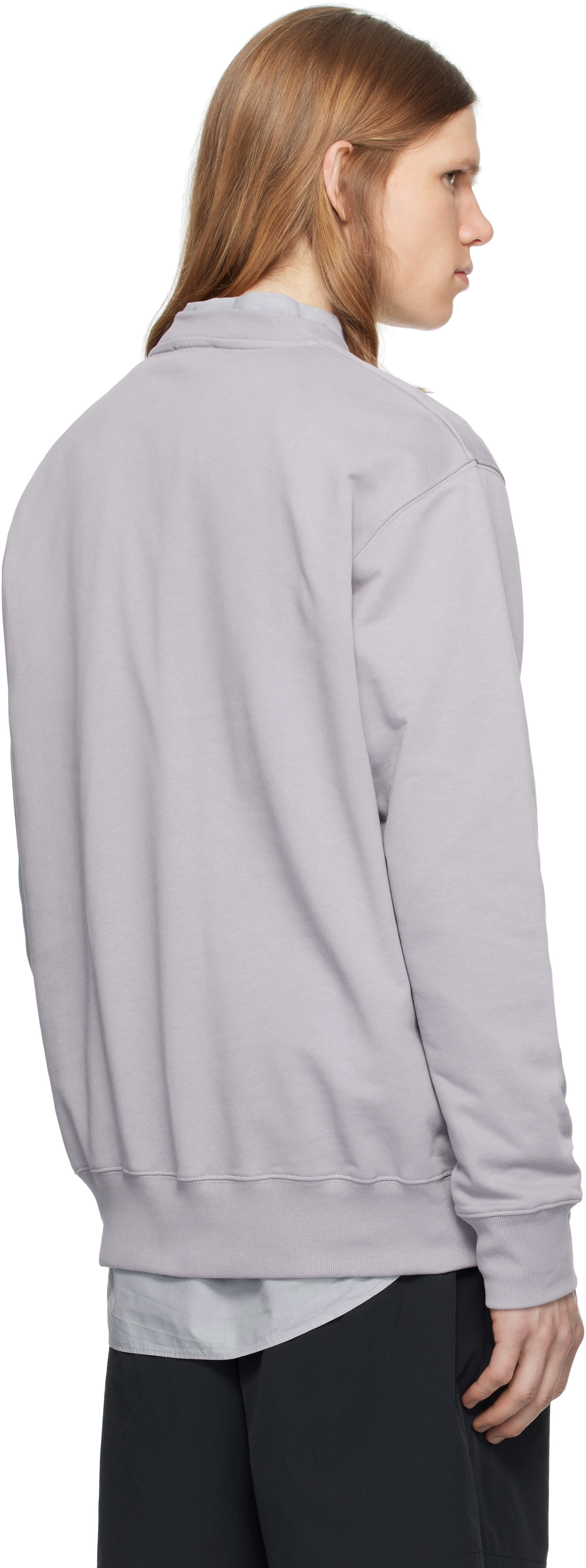 NORSE PROJECTS - Pull molletonné mauve - Norse Standard